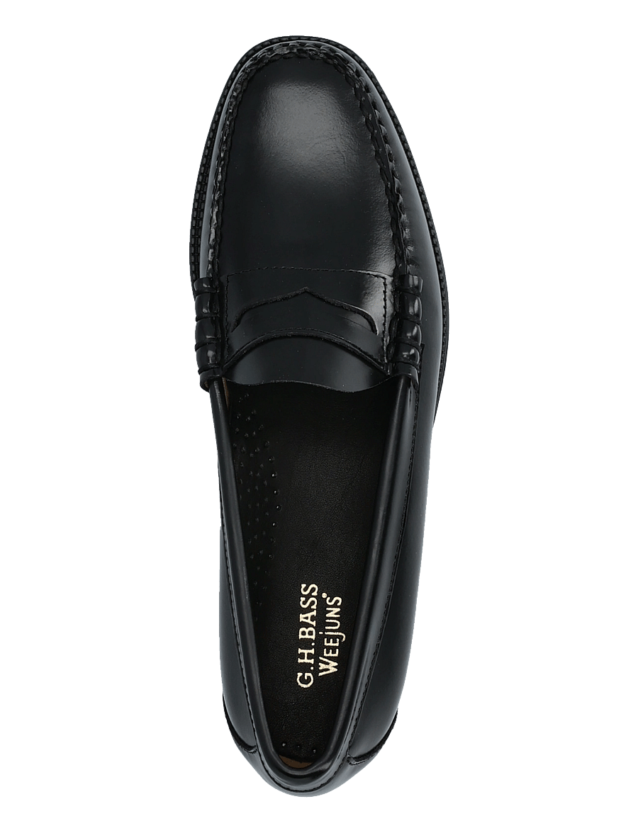 G.H. BASS - GH WEEJUN II LARSON MOC PENNY - loafers - black lthr - 3