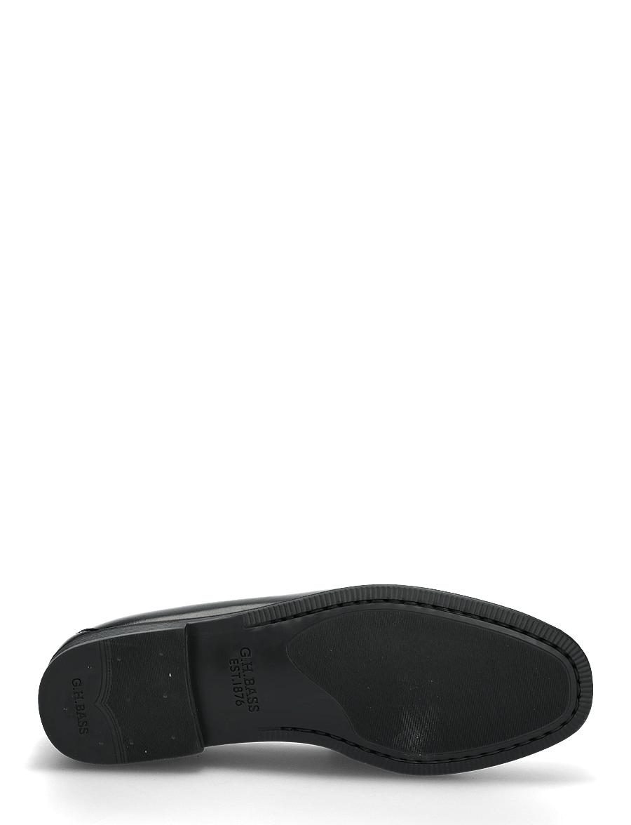 G.H. BASS - GH WEEJUN II LARSON MOC PENNY - shop efter anledning - black lthr - 4