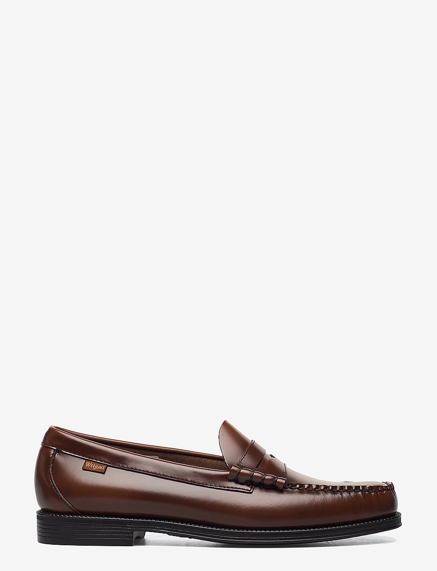 G.H. BASS - GH WEEJUN II LARSON MOC PENNY - summer essentials - mid brown lthr - 1