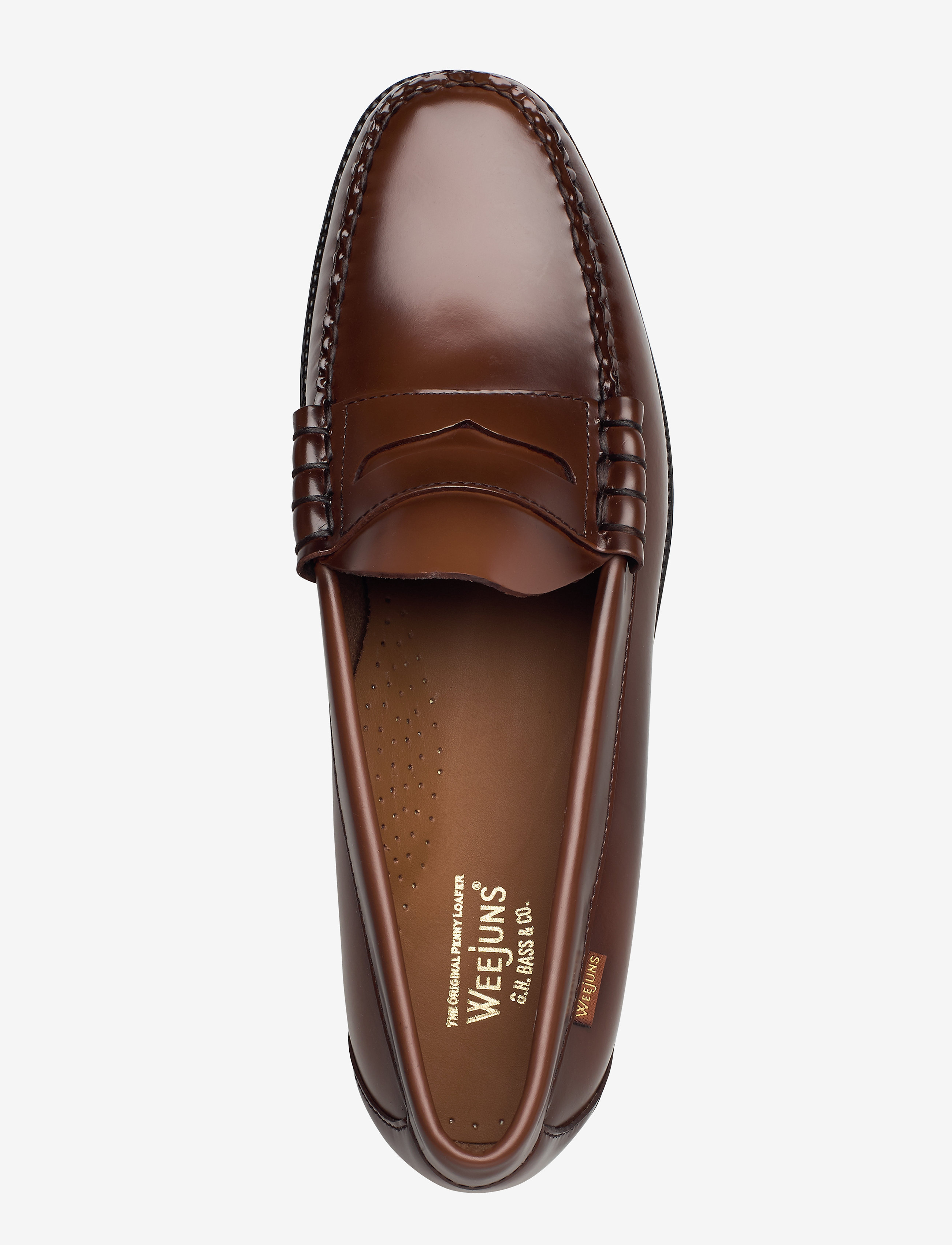 G.H. BASS - GH WEEJUN II LARSON MOC PENNY - summer essentials - mid brown lthr - 3