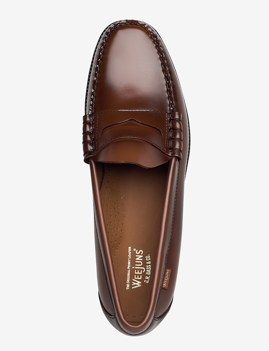 G.H. BASS - GH WEEJUN II LARSON MOC PENNY - summer essentials - mid brown lthr - 3