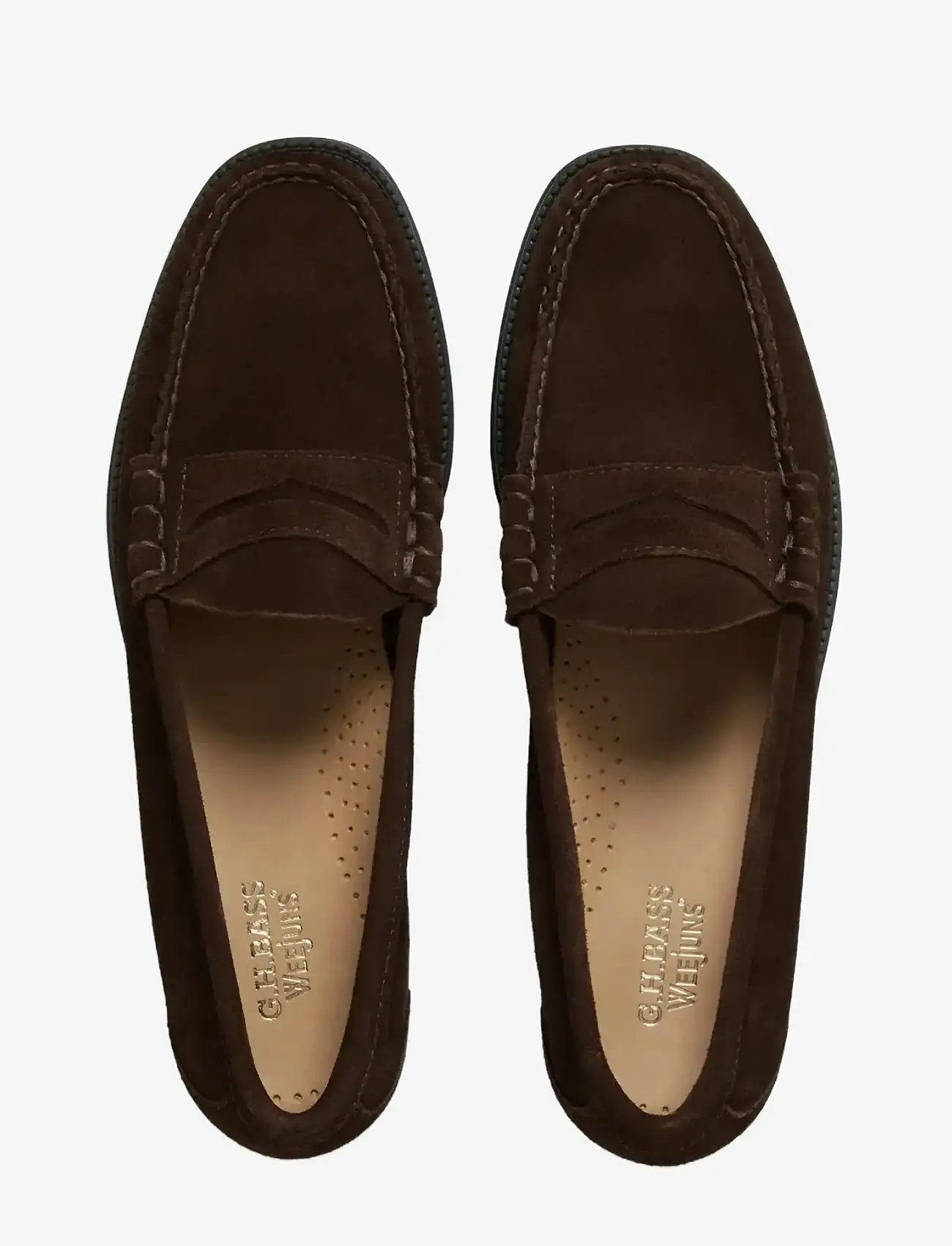 G.H. BASS - GH EASY WEEJUN LARSON SUEDE - nach anlass kaufen - chocolate suede - 3