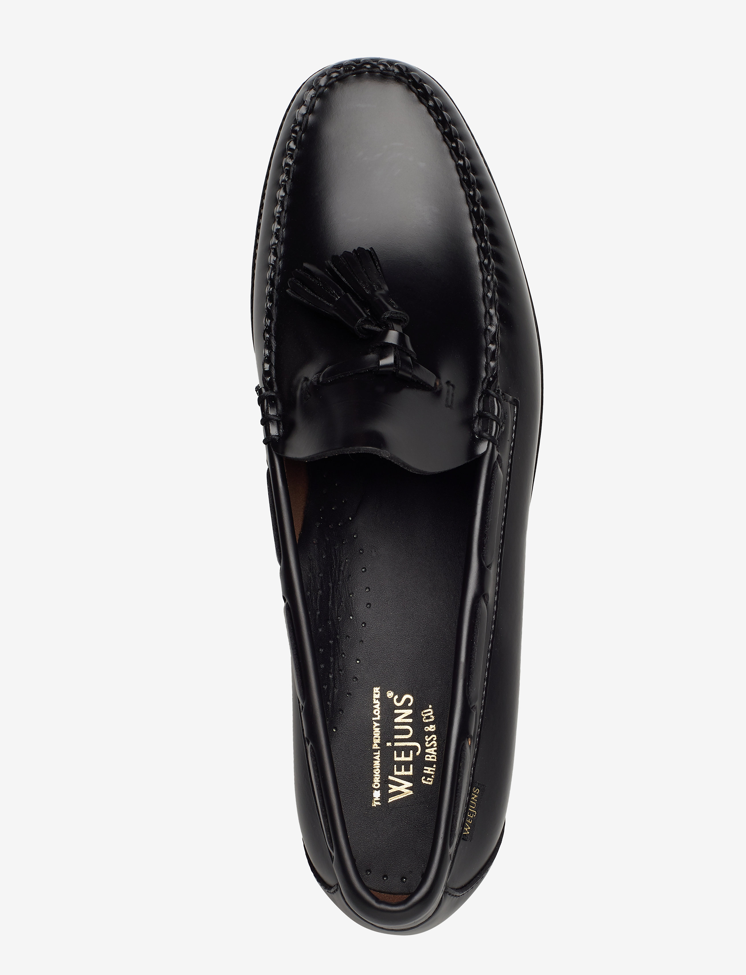 G.H. BASS - GH WEEJUN II LARKIN MOC TASSEL - mokassiinid - black lthr - 3