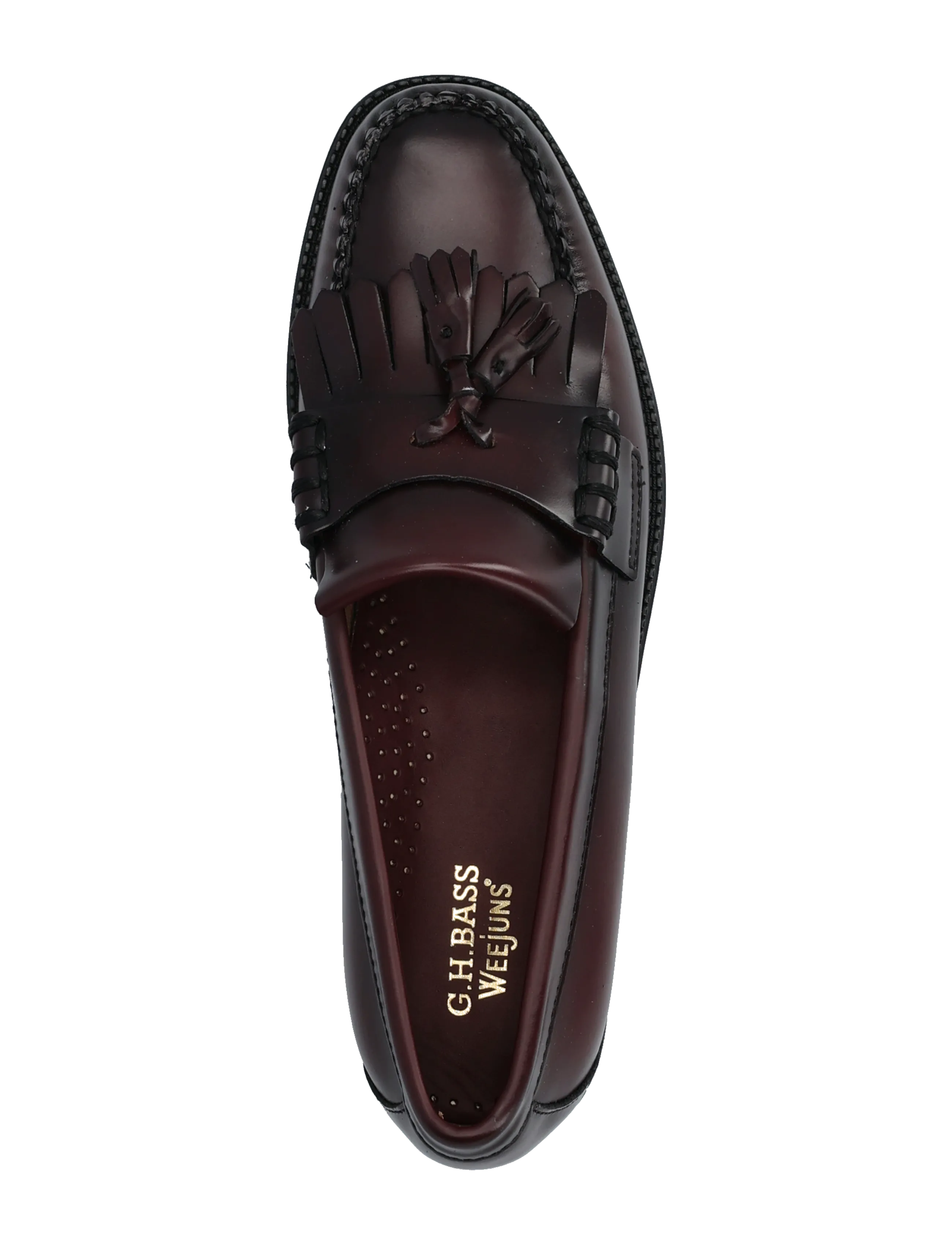 G.H. BASS - GH EASY WEEJUN LAYTON II KILTIE - shop by occasion - wine lthr - 3