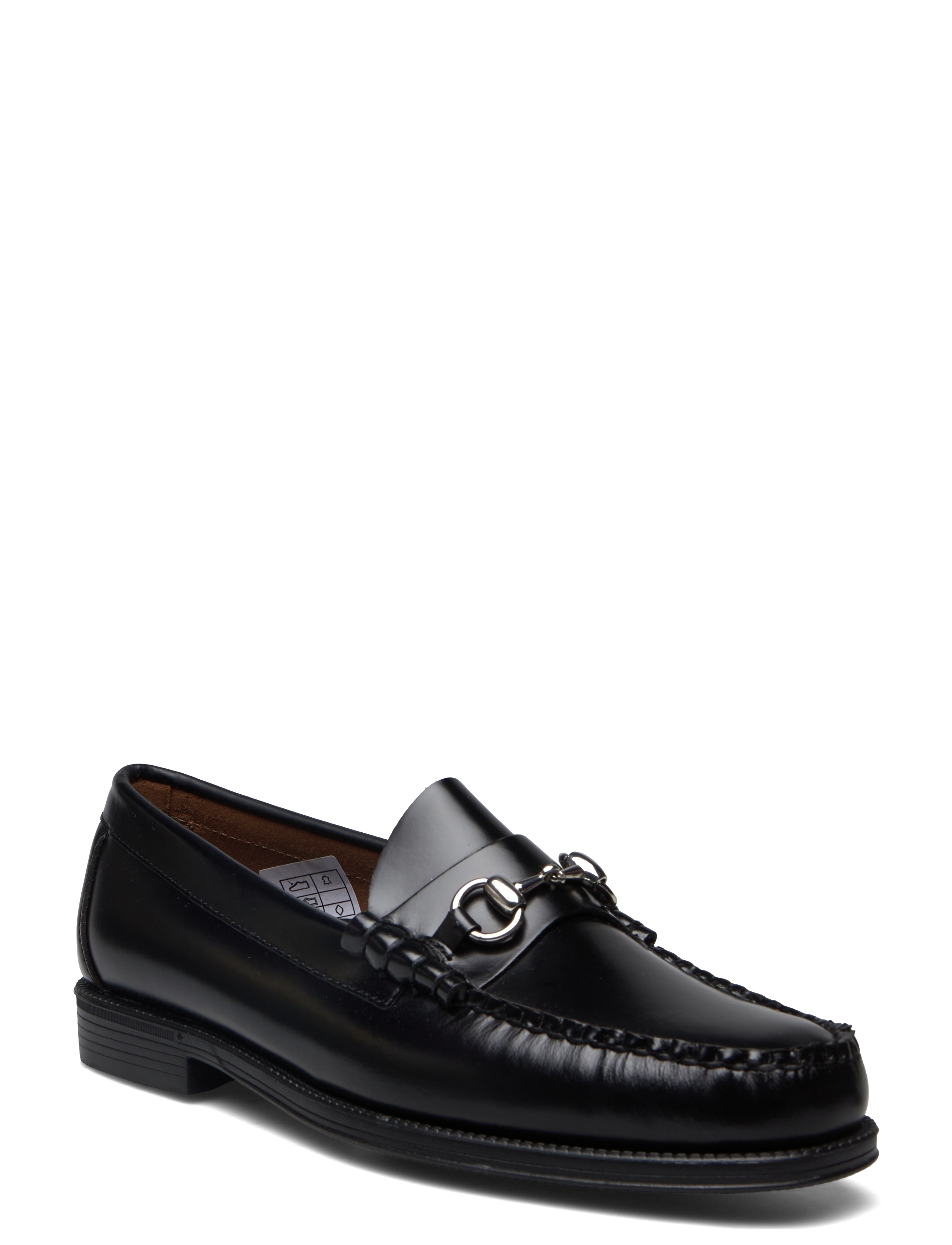 G.H. BASS GH EASY WEEJUN  LINCOLN MOC LTHR - Loafers - BLACK LTHR / black