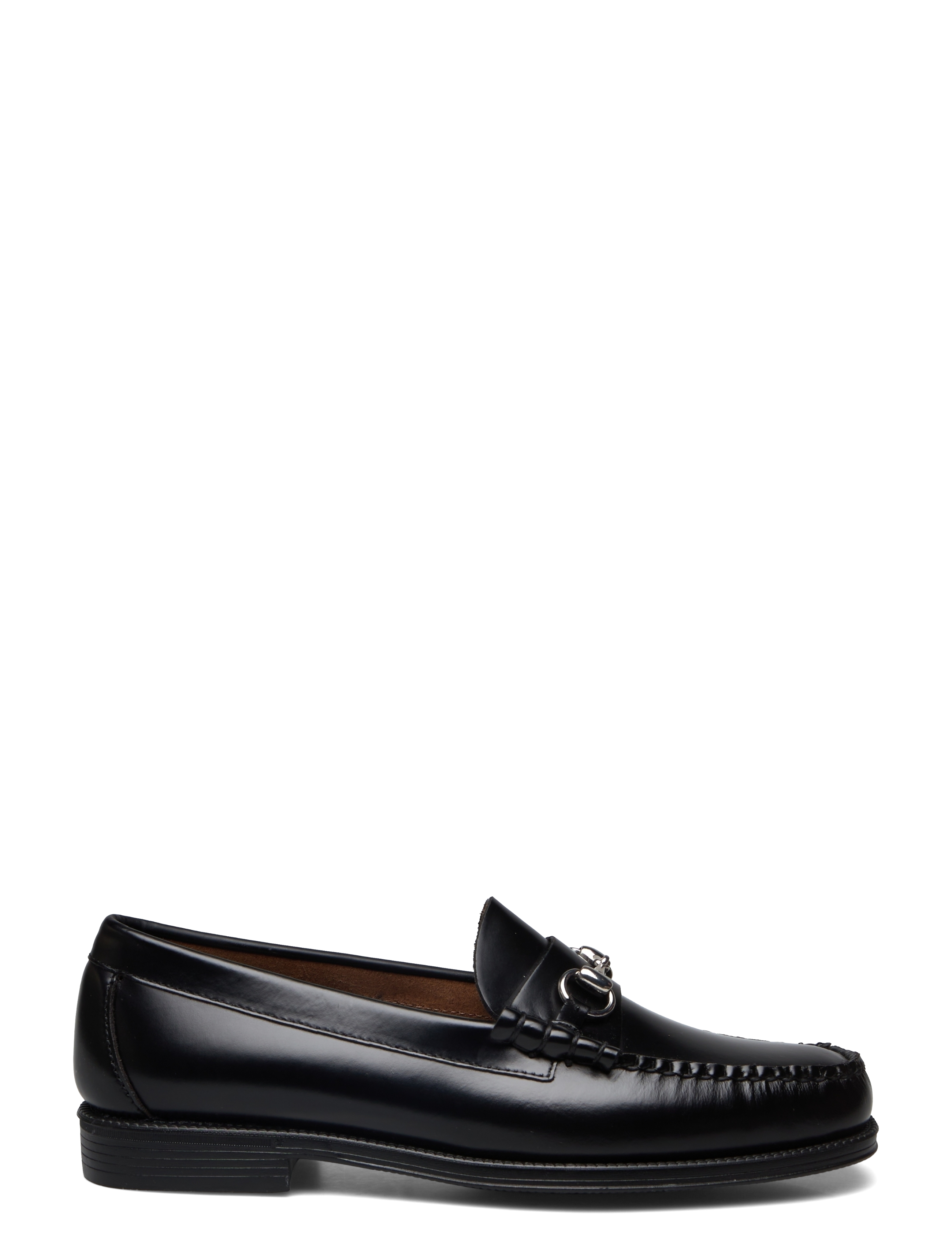 G.H. BASS - GH EASY WEEJUN  LINCOLN MOC LTHR - shop efter anledning - black lthr - 1