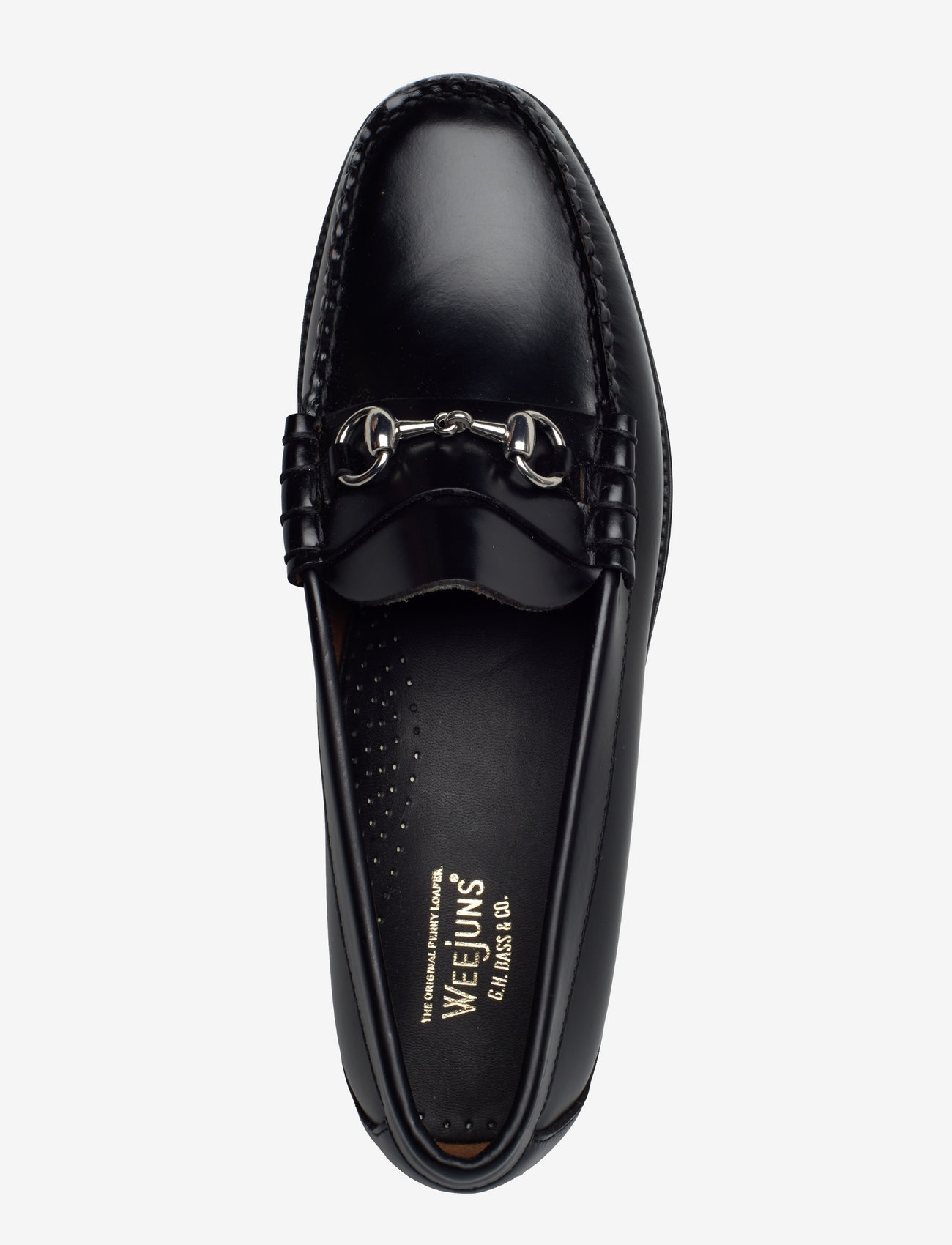 G.H. BASS - GH EASY WEEJUN  LINCOLN MOC LTHR - shop efter anledning - black lthr - 3