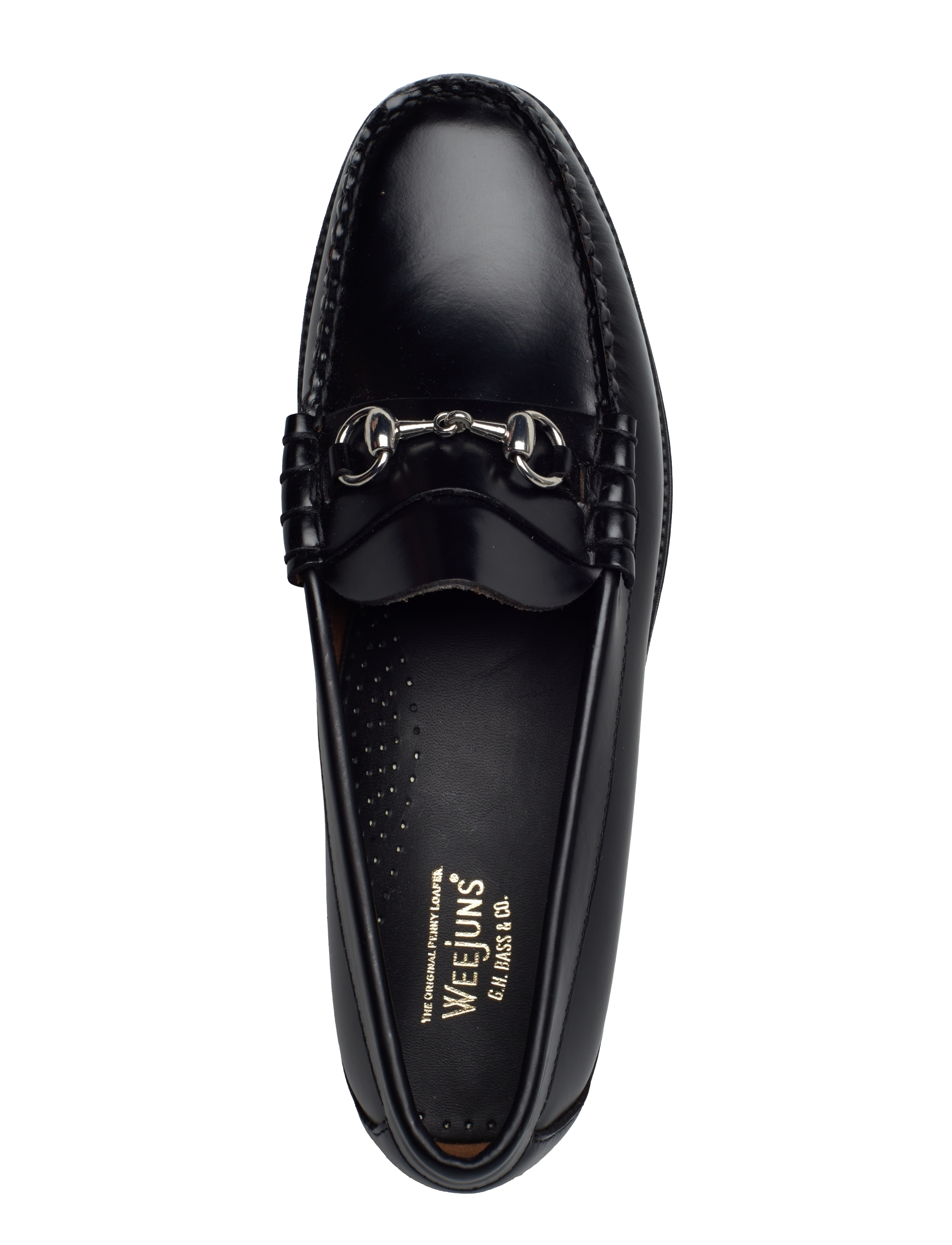 G.H. BASS - GH EASY WEEJUN  LINCOLN MOC LTHR - shop efter anledning - black lthr - 3