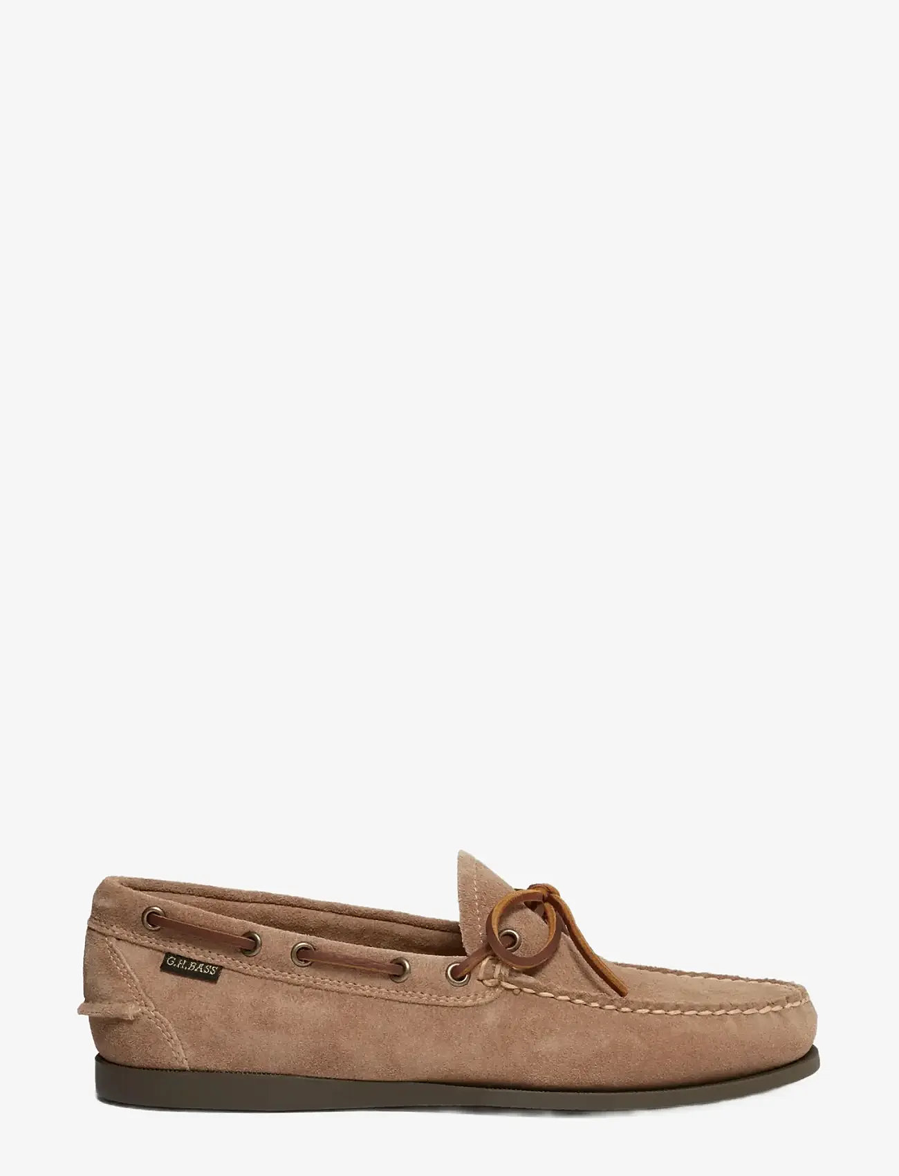 G.H. BASS - GH CAMP MOC DECKER SUEDE - shoppa efter tillfälle - earth suede - 0