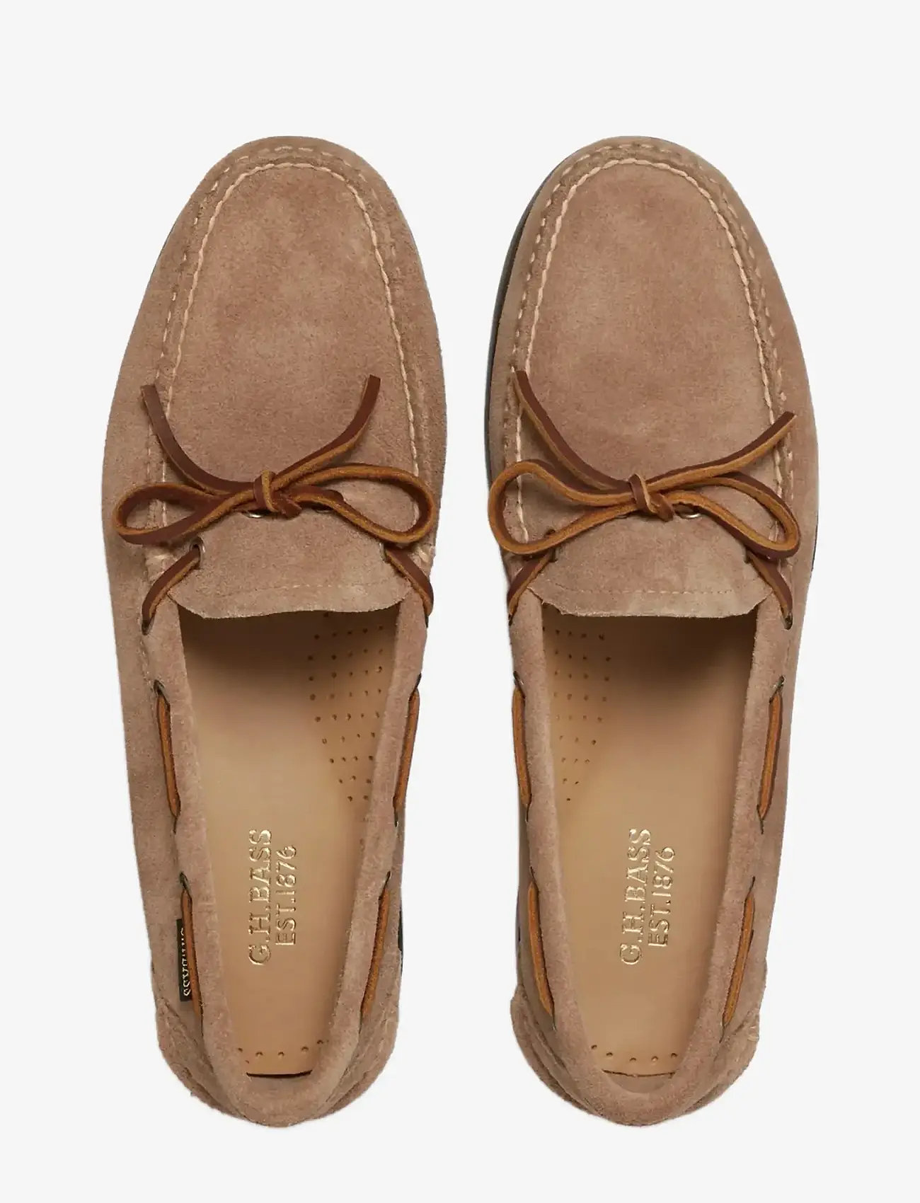 G.H. BASS - GH CAMP MOC DECKER SUEDE - shoppa efter tillfälle - earth suede - 3