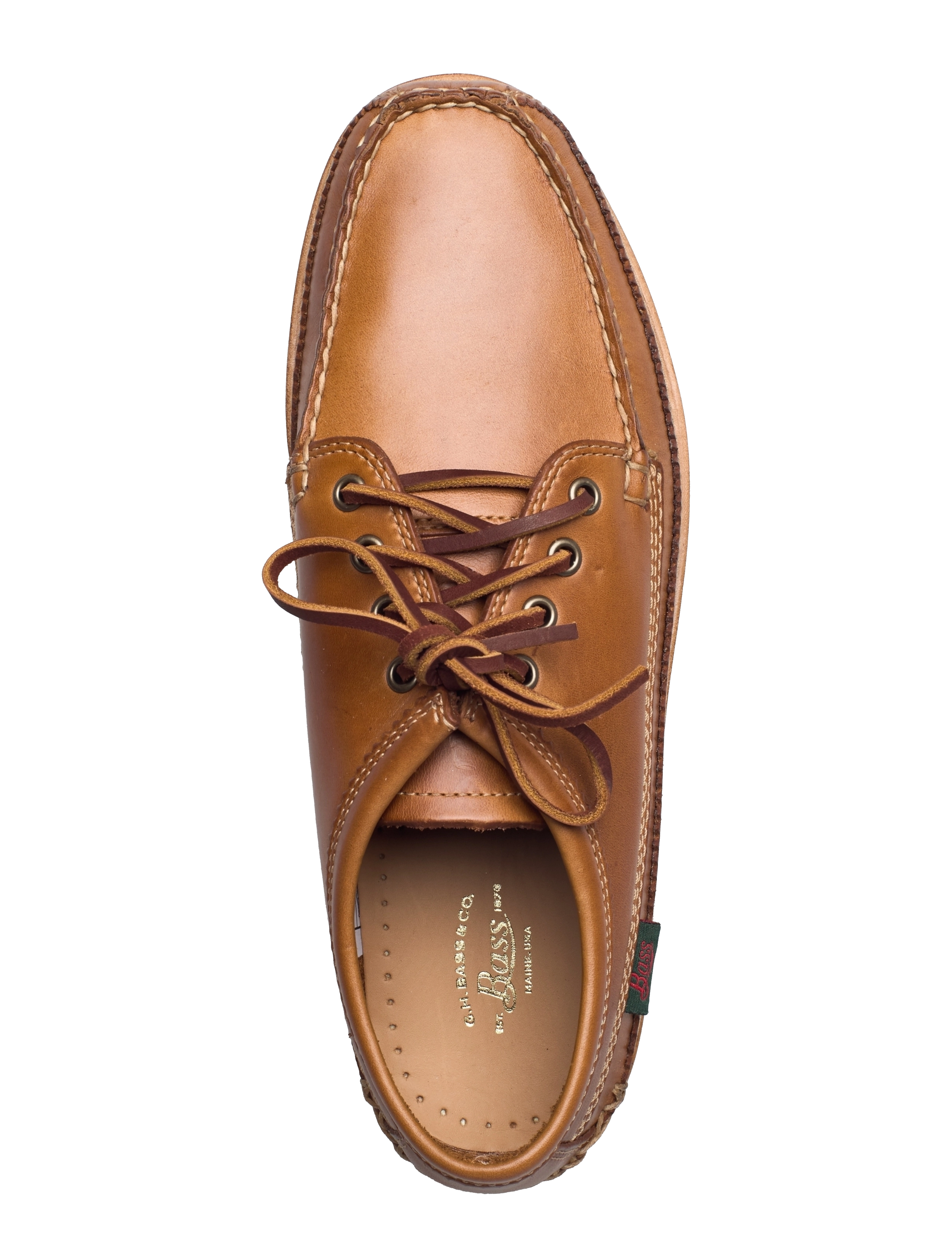 G.H. BASS - GH CAMP MOC III LYNDON 4-EYE PULL UP - tan lthr - 3