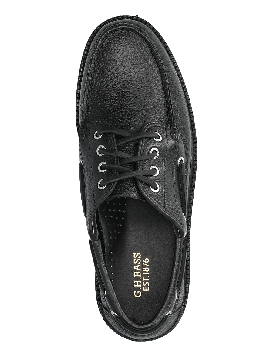 G.H. BASS - GH RANGER LUG CAMP MOC - shop by occasion - black-textured - 3
