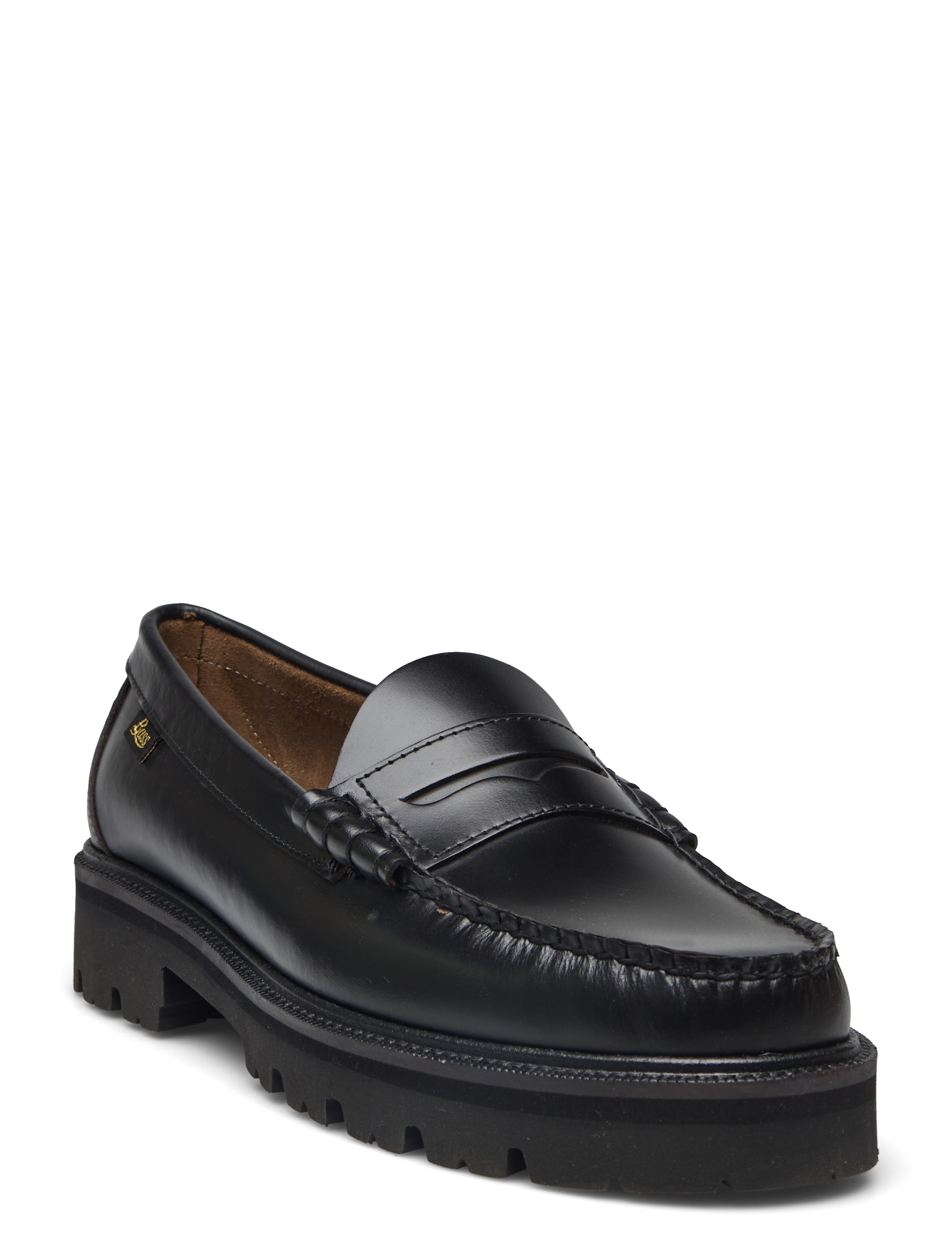 G.H.BASS LARSON BLACK&WHITE Gh Bass Weejuns Black And White