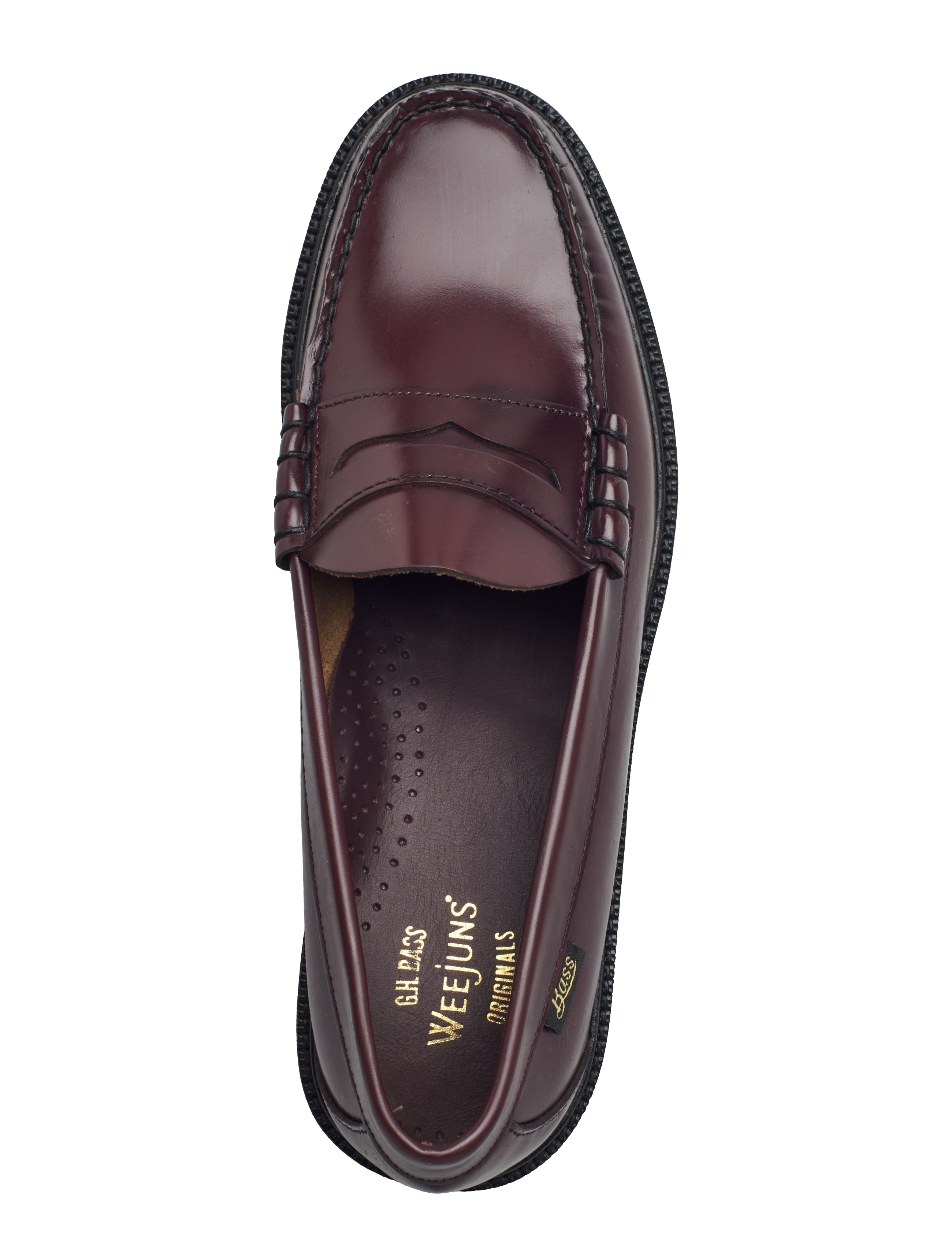 G.H. BASS - GH WEEJUN SUPERLUG LARSON MOC PENNY - wine lthr - 3