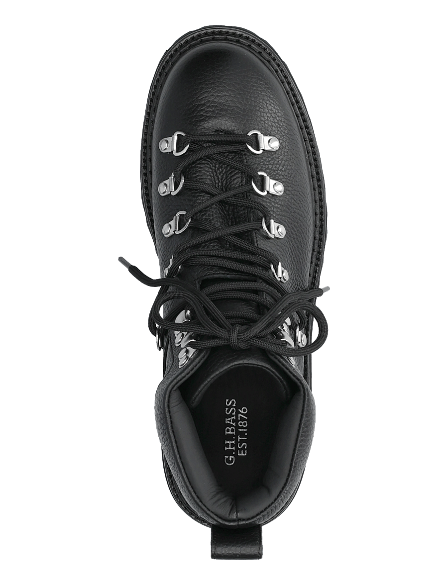 G.H. BASS - GH MASON ALPINE BOOT - laced boots - black-textured - 3