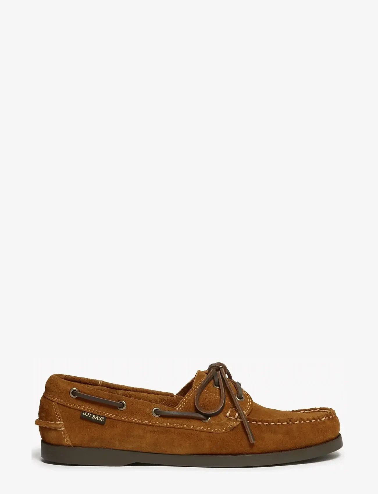 G.H. BASS - GH JETTY II BOATER 2 EYE - shoppa efter tillfälle - mid brown suede - 0