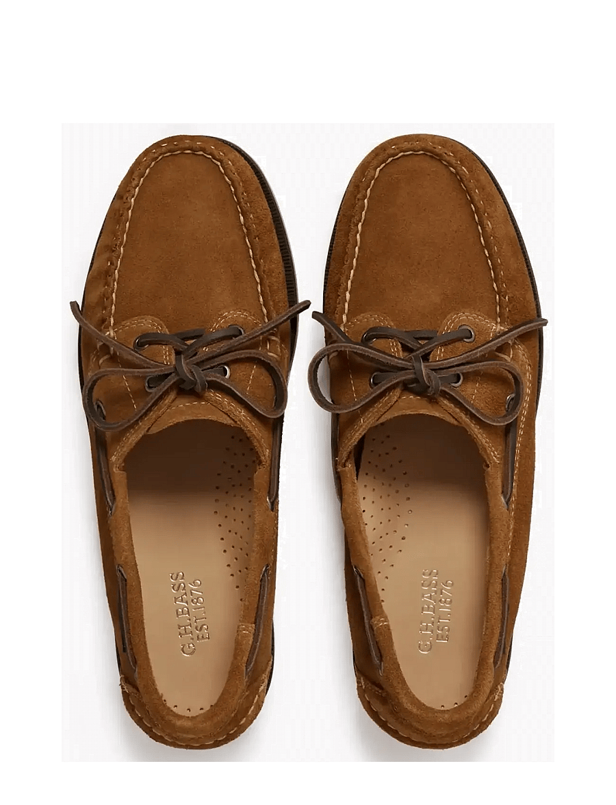 G.H. BASS - GH JETTY II BOATER 2 EYE - nach anlass kaufen - mid brown suede - 3