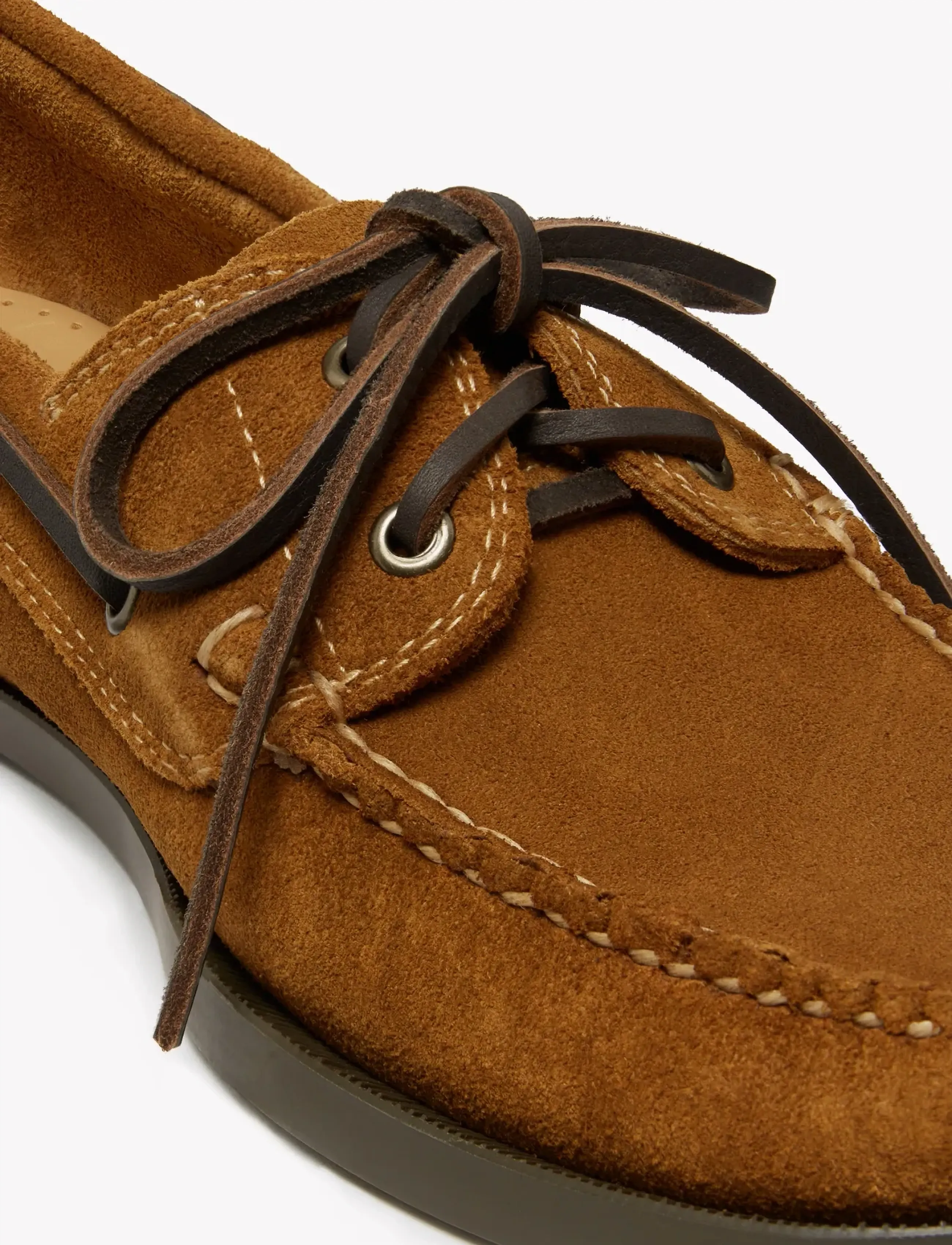 G.H. BASS - GH JETTY II BOATER 2 EYE - verslaðu eftir tilefni - mid brown suede - 4