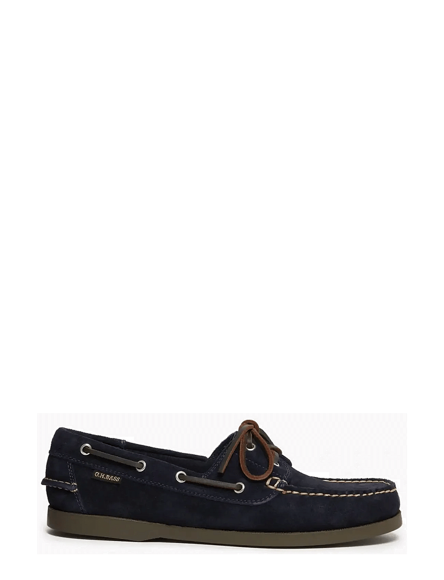 G.H. BASS - GH JETTY II BOATER 2 EYE - nach anlass kaufen - navy suede - 0