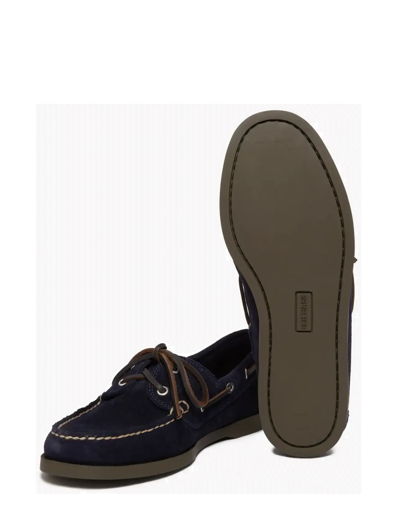 G.H. BASS - GH JETTY II BOATER 2 EYE - shop efter anledning - navy suede - 2