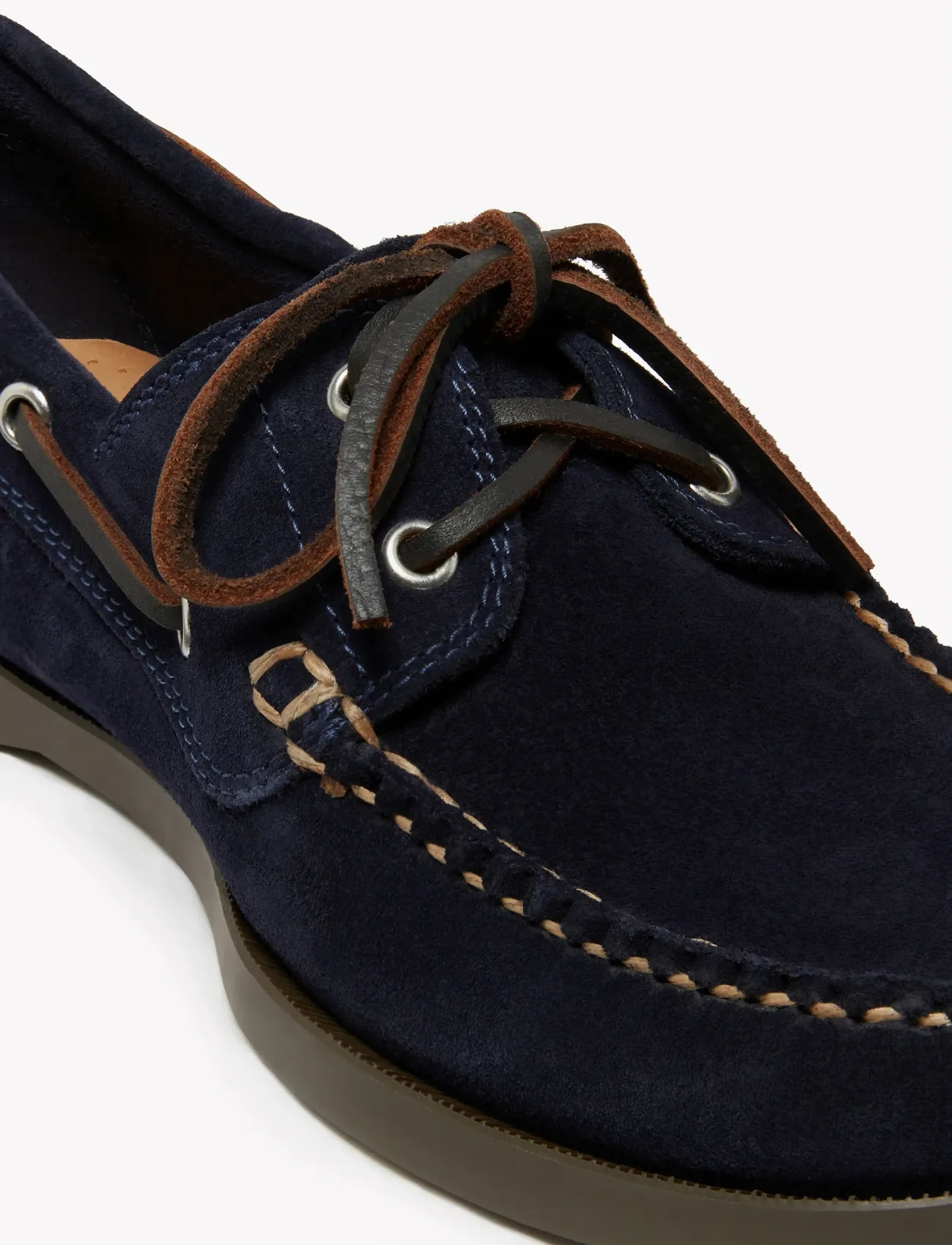 G.H. BASS - GH JETTY II BOATER 2 EYE - shop efter anledning - navy suede - 4