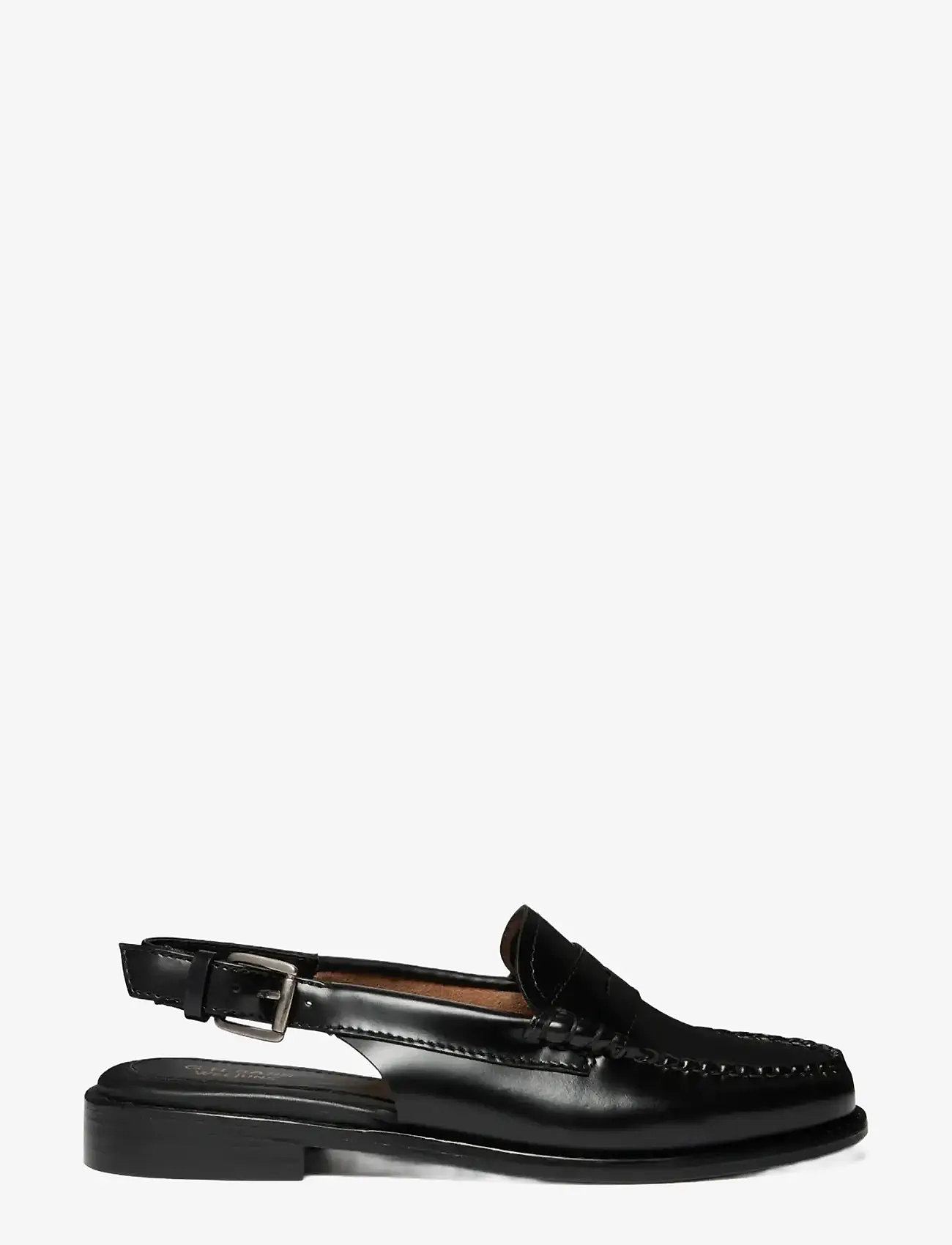 G.H. BASS - GH WEEJUN WMN PENNY SLING - platta slingbacks - black - 0