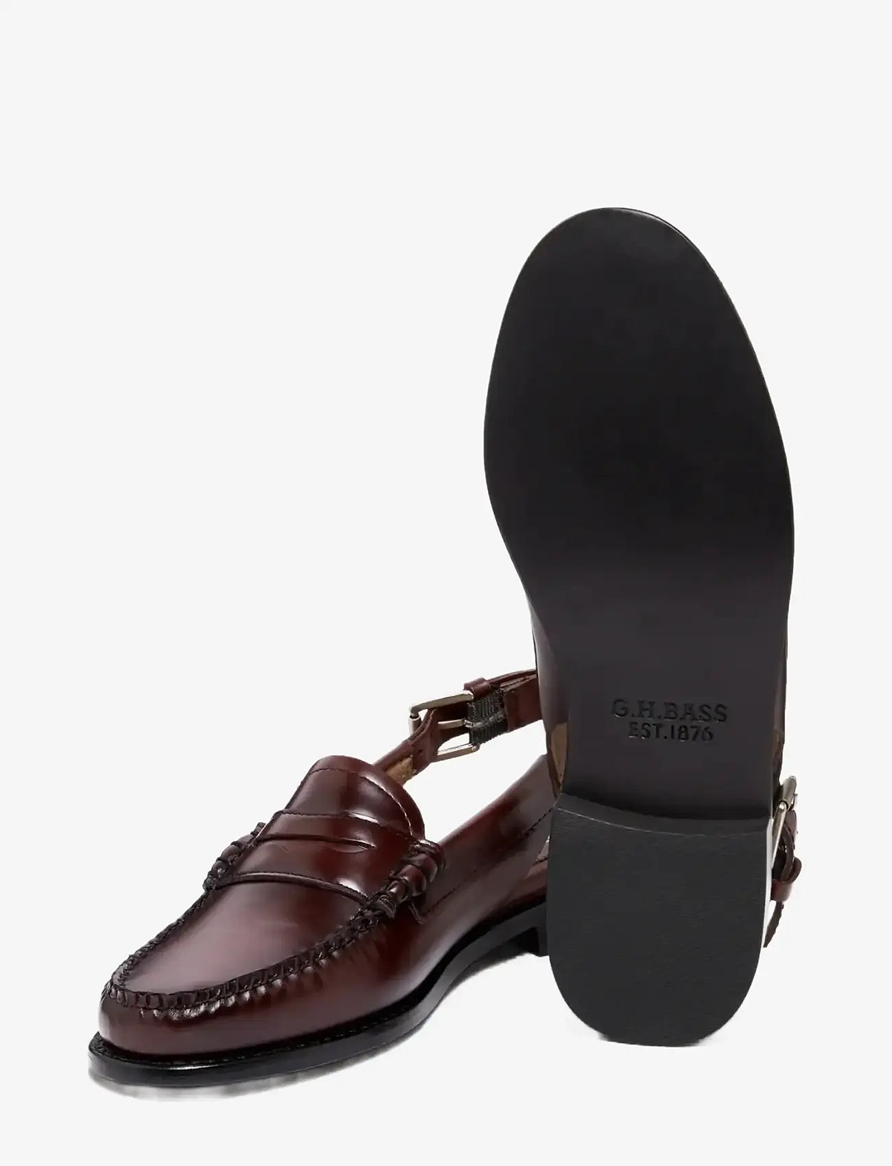 G.H. BASS - GH WEEJUN WMN PENNY SLING - mode trends - wine lthr - 2