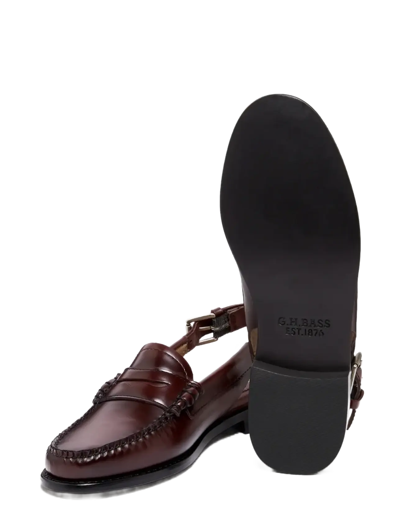 G.H. BASS - GH WEEJUN WMN PENNY SLING - modetrends - wine lthr - 2