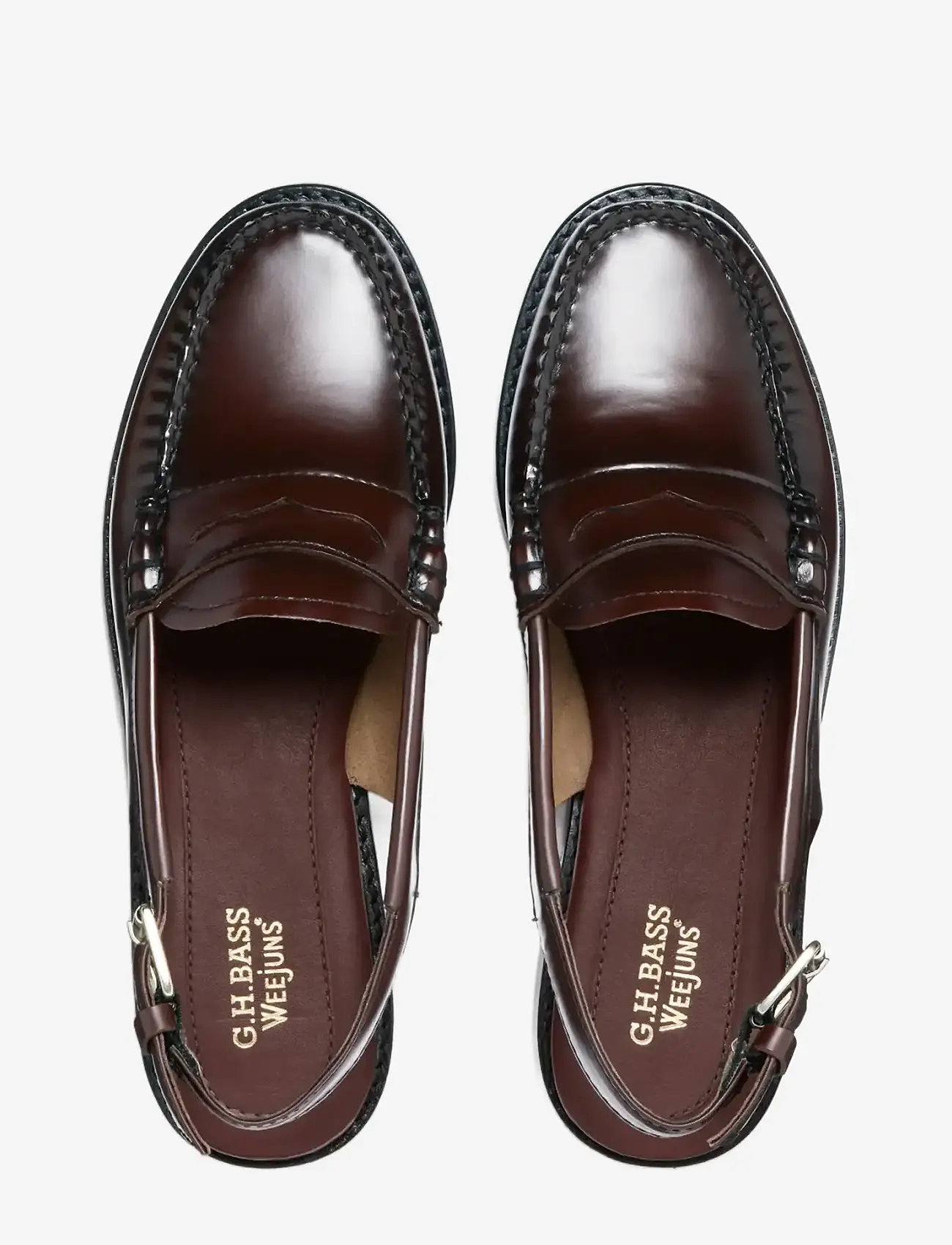 G.H. BASS - GH WEEJUN WMN PENNY SLING - mode trends - wine lthr - 3