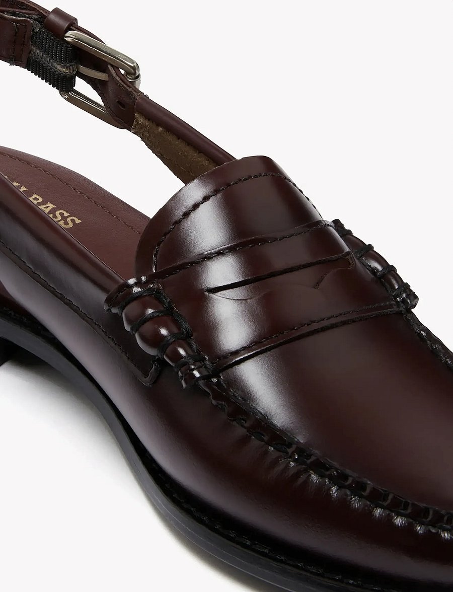 G.H. BASS - GH WEEJUN WMN PENNY SLING - fashion trends - wine lthr - 4
