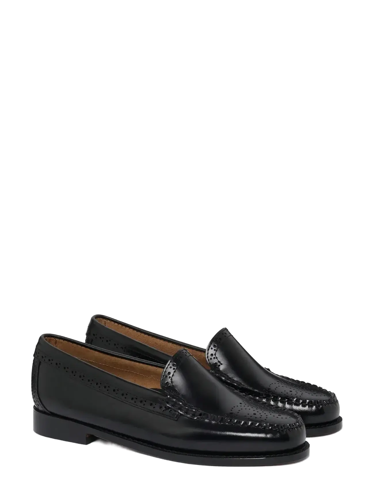 G.H. BASS - GH WEEJUN WMN VENETIAN BROGUE - loafers - black lthr - 1