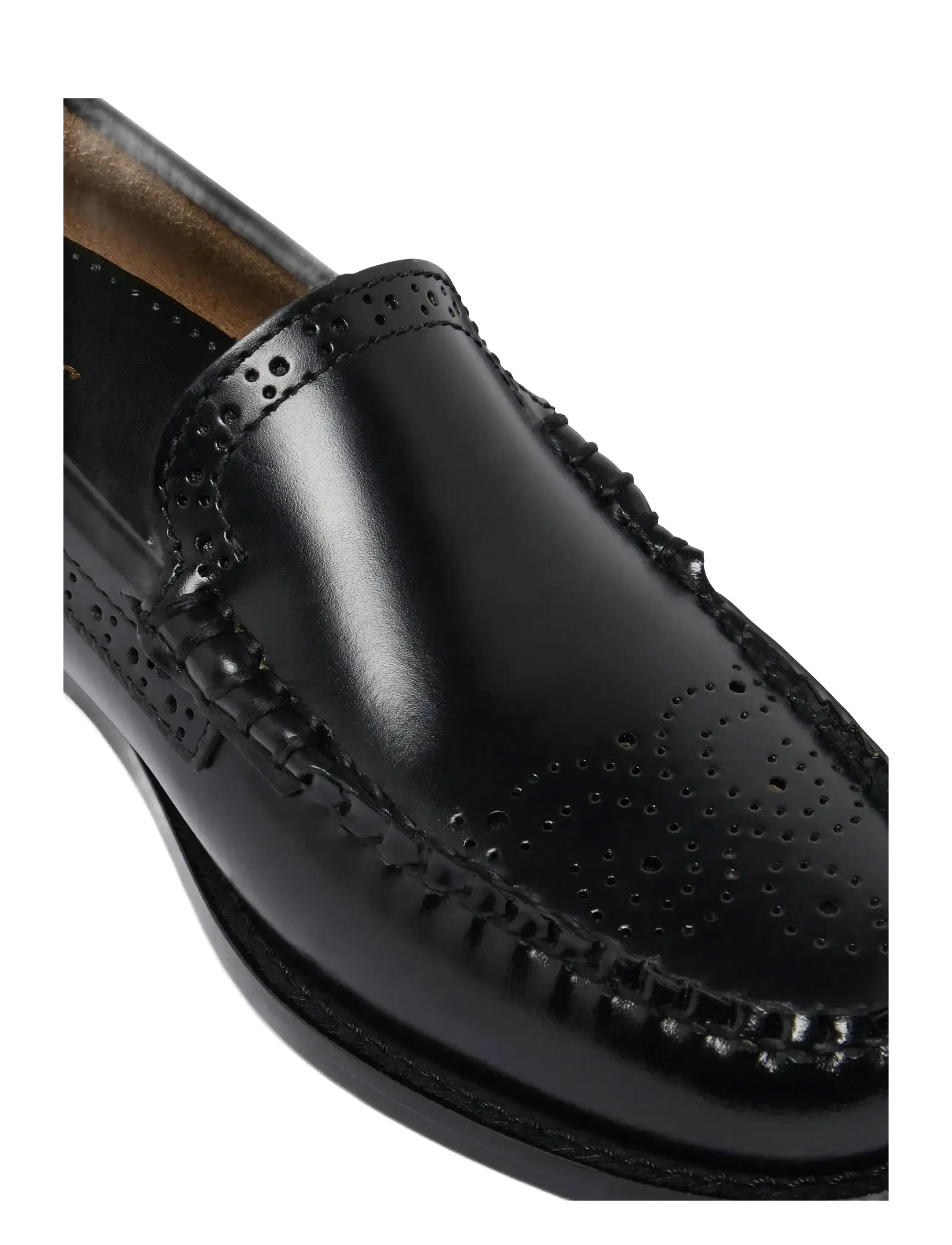 G.H. BASS - GH WEEJUN WMN VENETIAN BROGUE - loafers - black lthr - 3