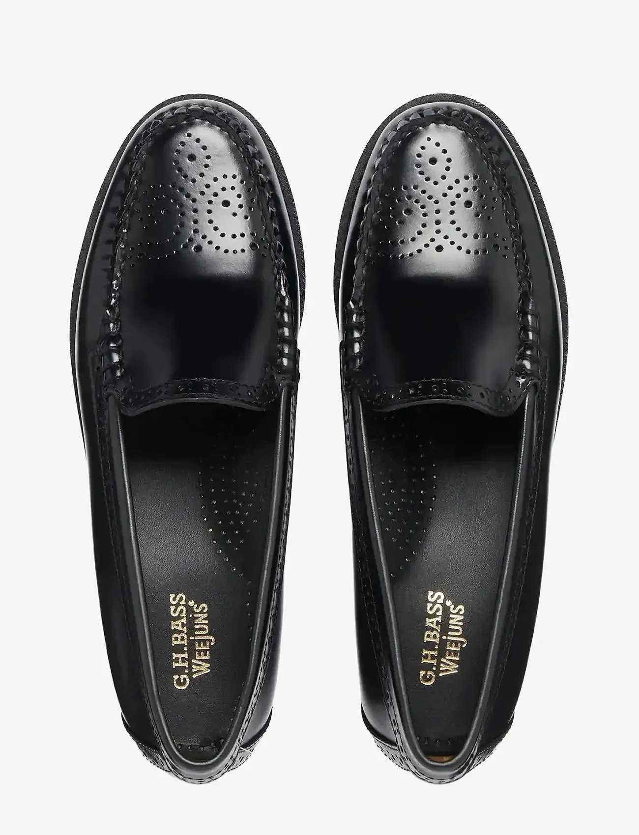 G.H. BASS - GH WEEJUN WMN VENETIAN BROGUE - speciella tillfällen - black lthr - 4