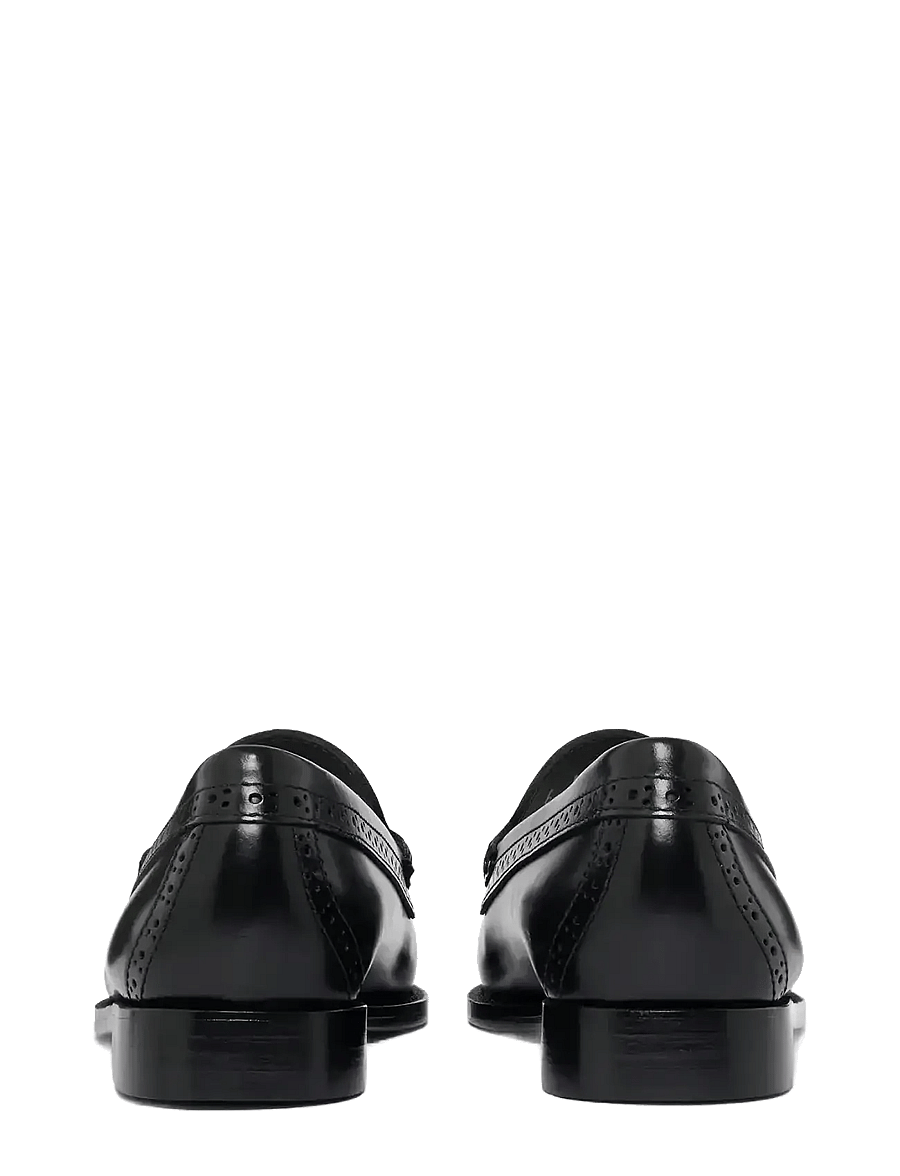 G.H. BASS - GH WEEJUN WMN VENETIAN BROGUE - loafers - black lthr - 5