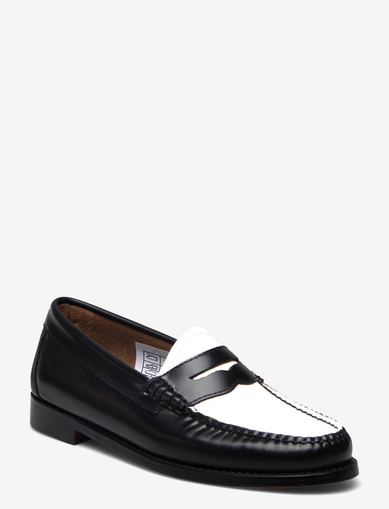 G.H. BASS - GH WEEJUN WMN PENNY - black & white lthr - 0
