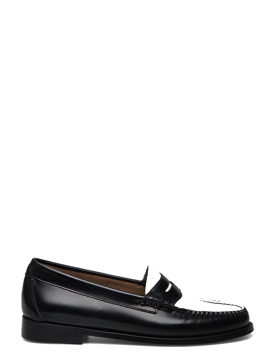 G.H. BASS - GH WEEJUN WMN PENNY - modetrends - black & white lthr - 1