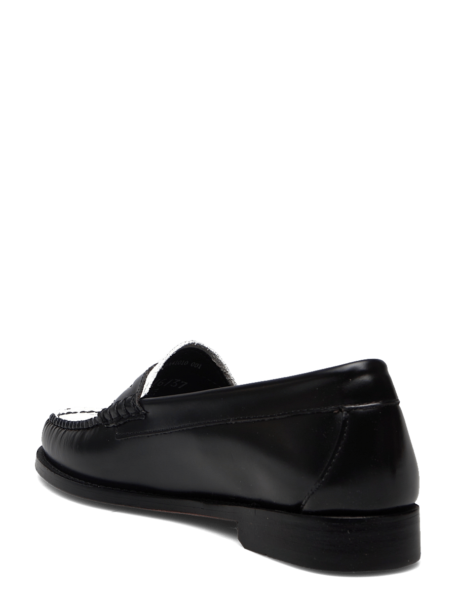 G.H. BASS - GH WEEJUN WMN PENNY - modetrends - black & white lthr - 2