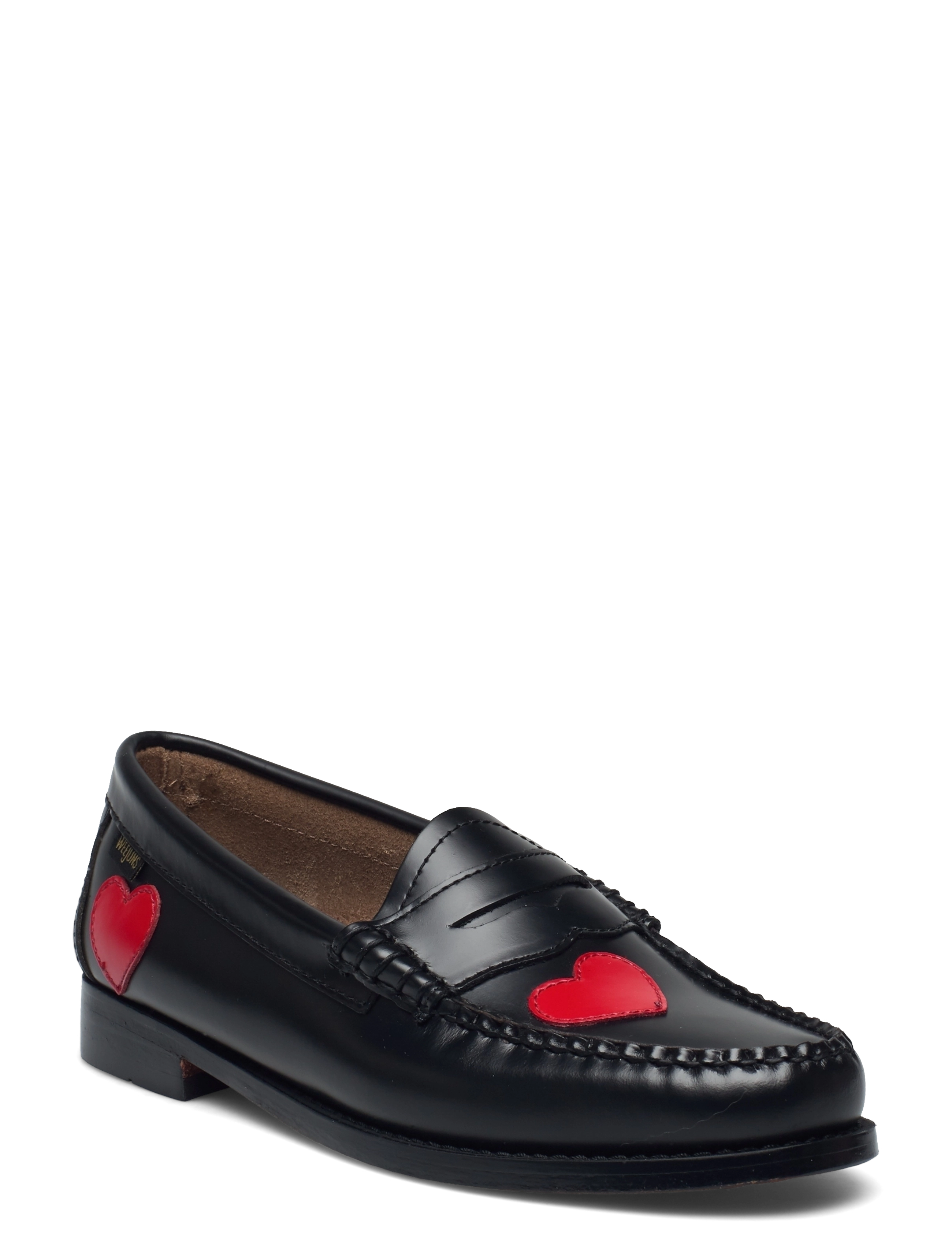 BLACK LTHR W/RED
