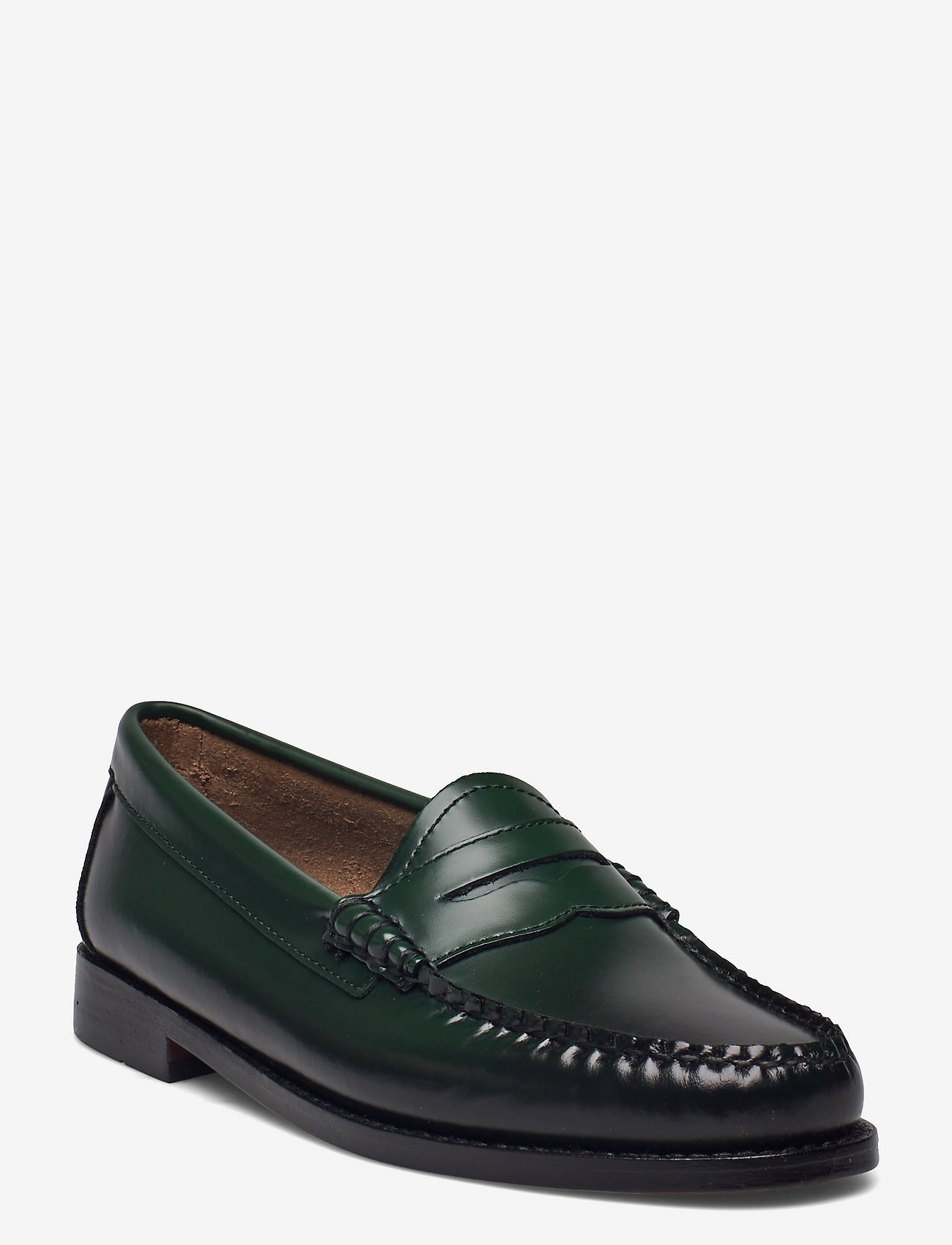 G.H. BASS - GH WEEJUN WMN PENNY BURNISH - dark green lthr - 0