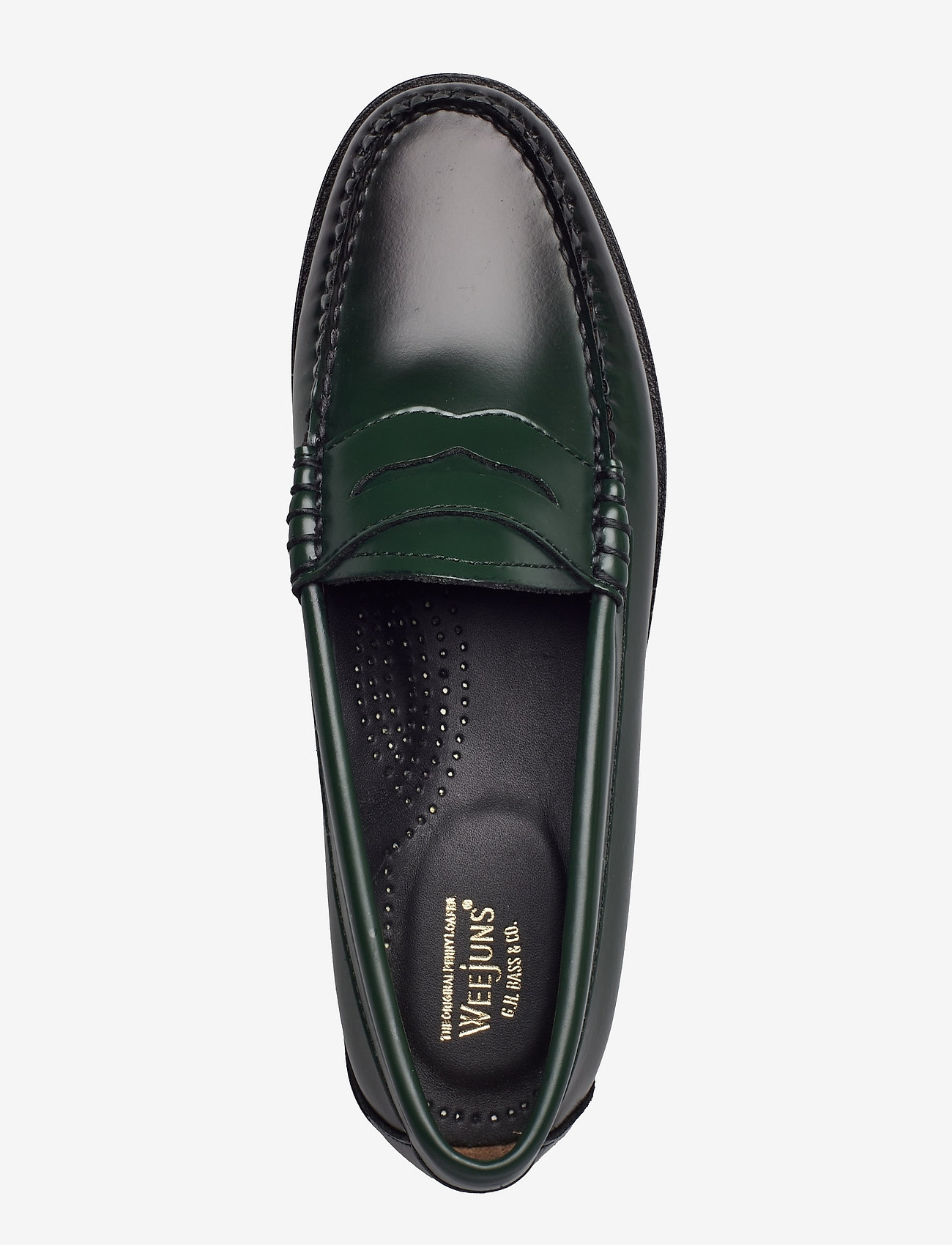 G.H. BASS - GH WEEJUN WMN PENNY BURNISH - dark green lthr - 3