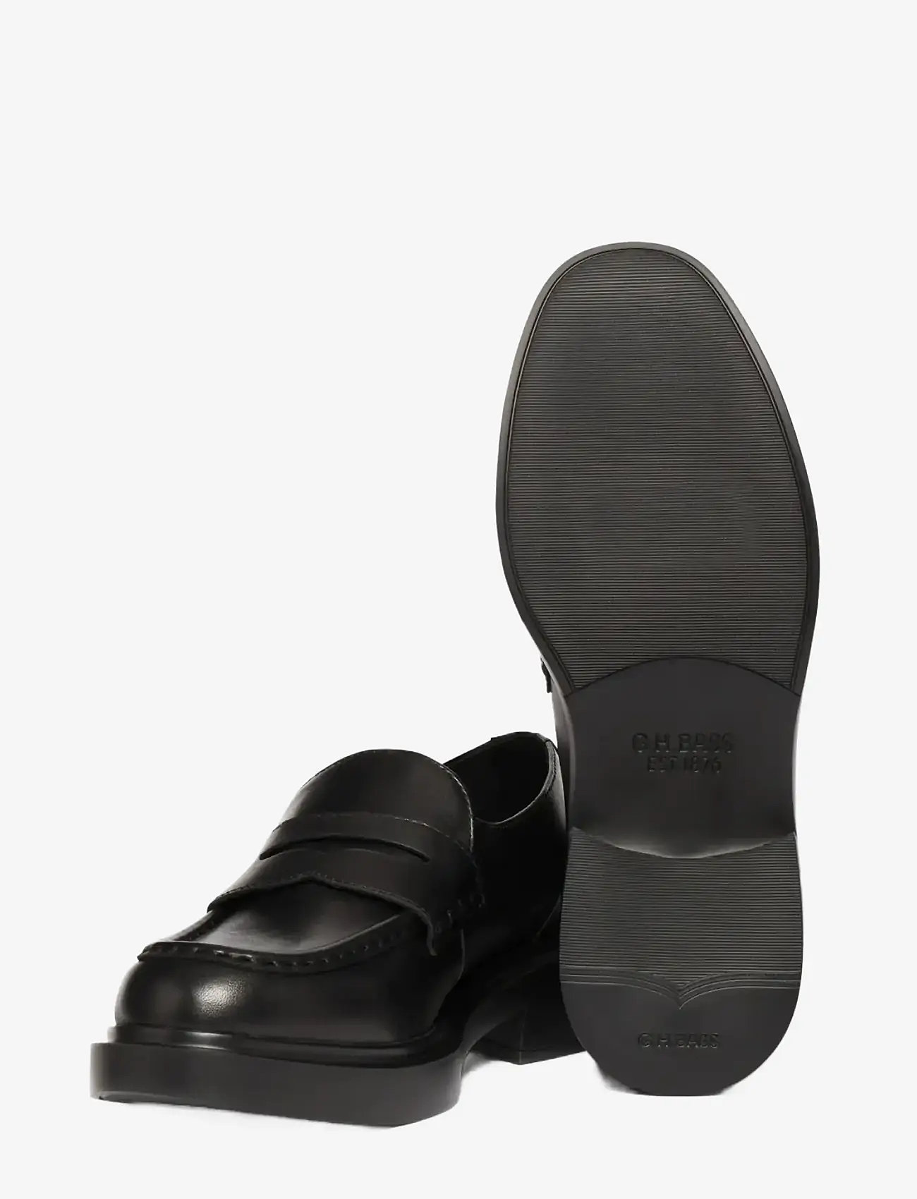 G.H. BASS - GH ALBANY II PENNY - besondere anlässe - black lthr - 2