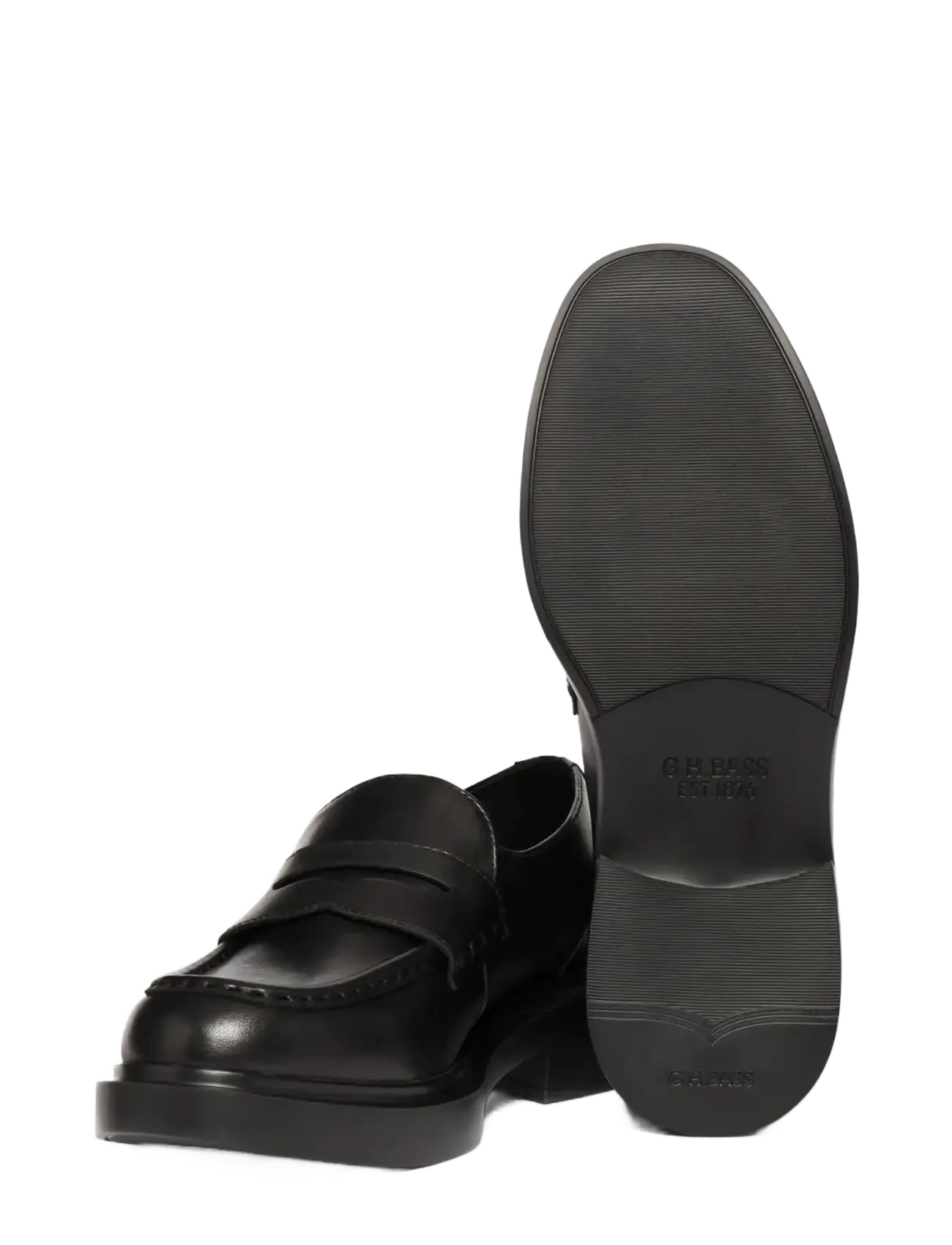 G.H. BASS - GH ALBANY II PENNY - mode trends - black lthr - 2