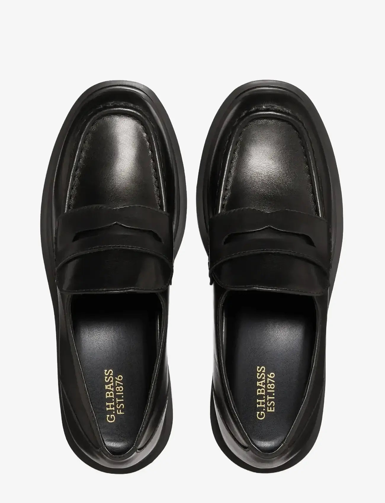 G.H. BASS - GH ALBANY II PENNY - besondere anlässe - black lthr - 3
