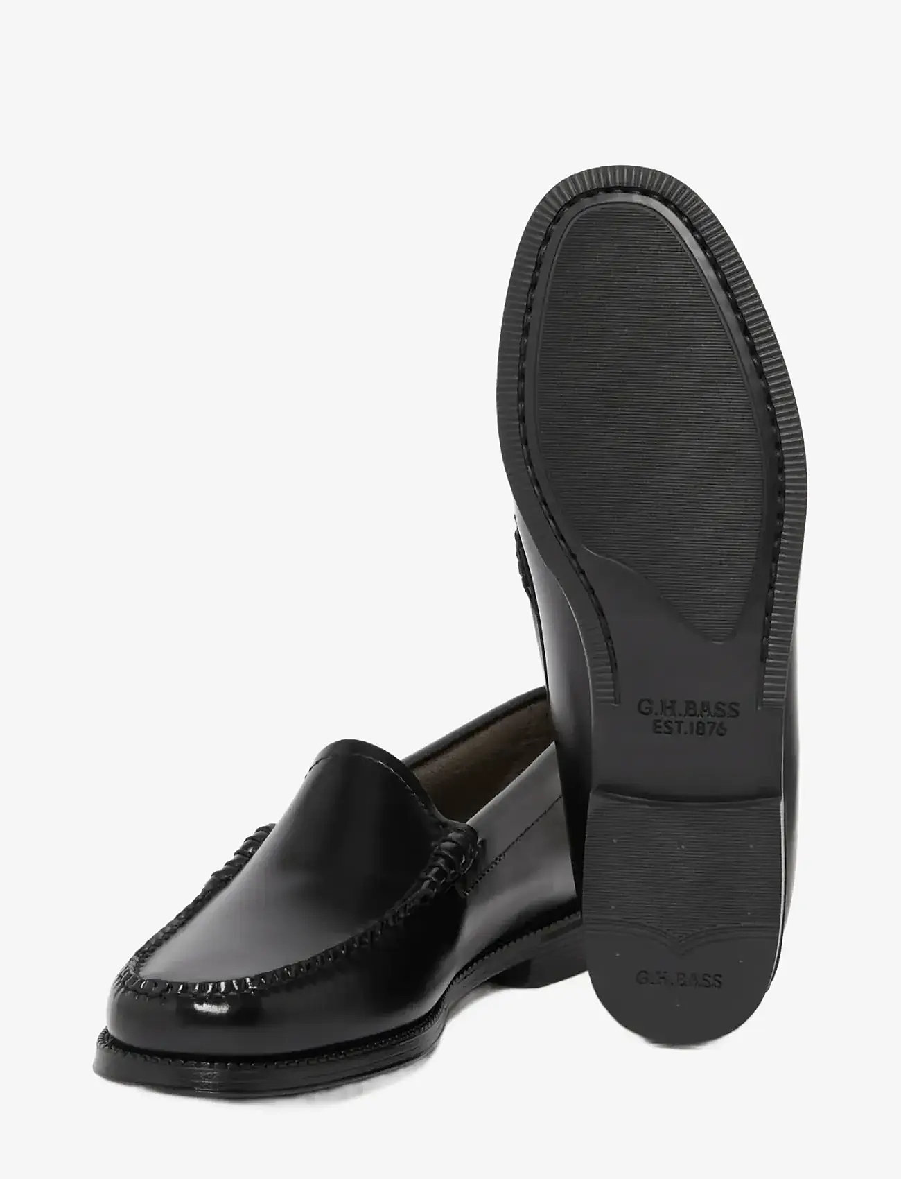 G.H. BASS - GH EASY WEEJUN VENETIAN - særlige begivenheder - black lthr - 2