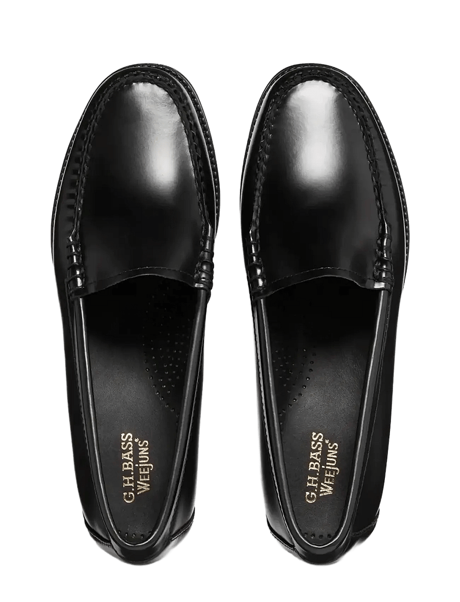 G.H. BASS - GH EASY WEEJUN VENETIAN - fashion trends - black lthr - 3