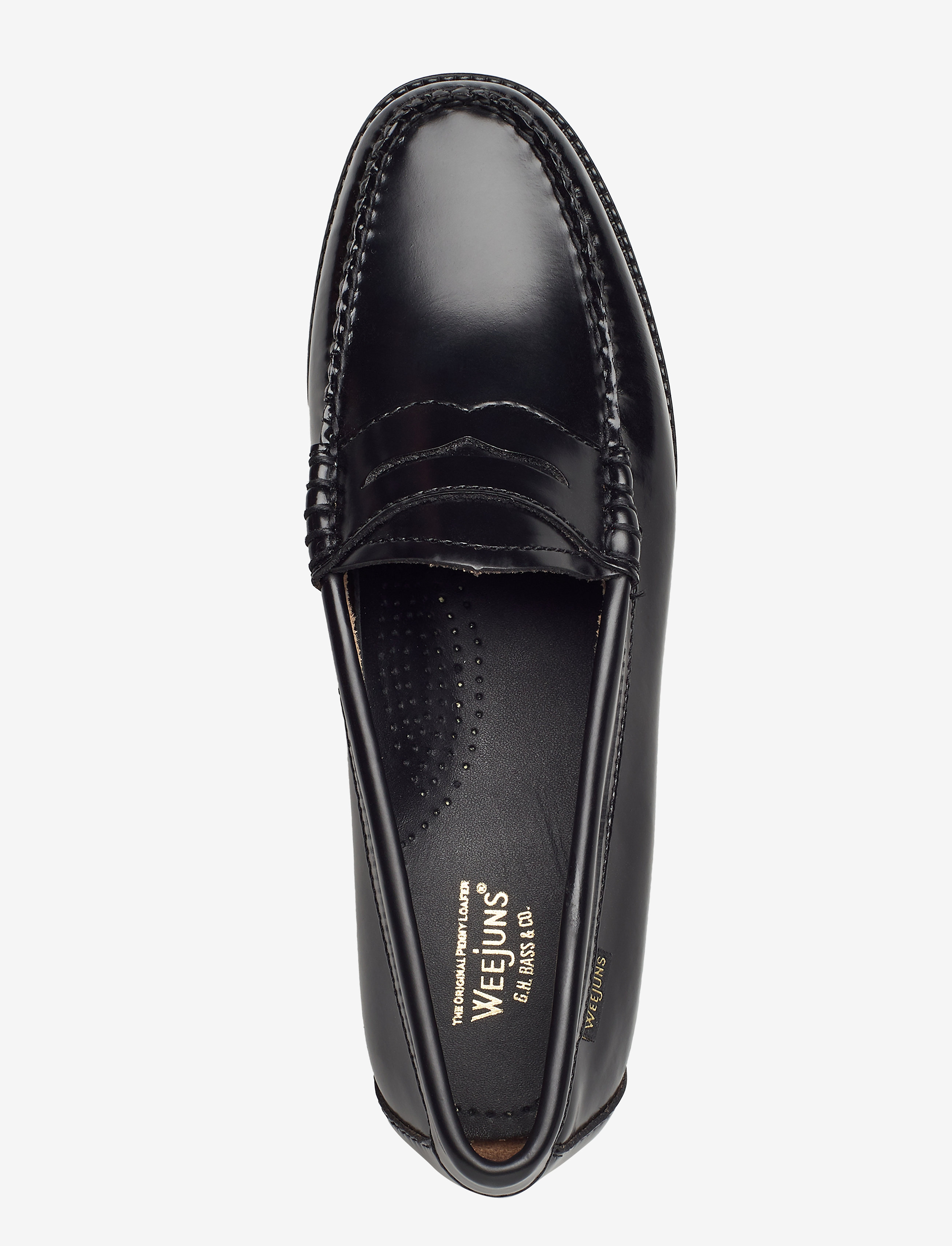 G.H. BASS - GH WEEJUN II WMN PENNY - mode trends - black lthr - 3