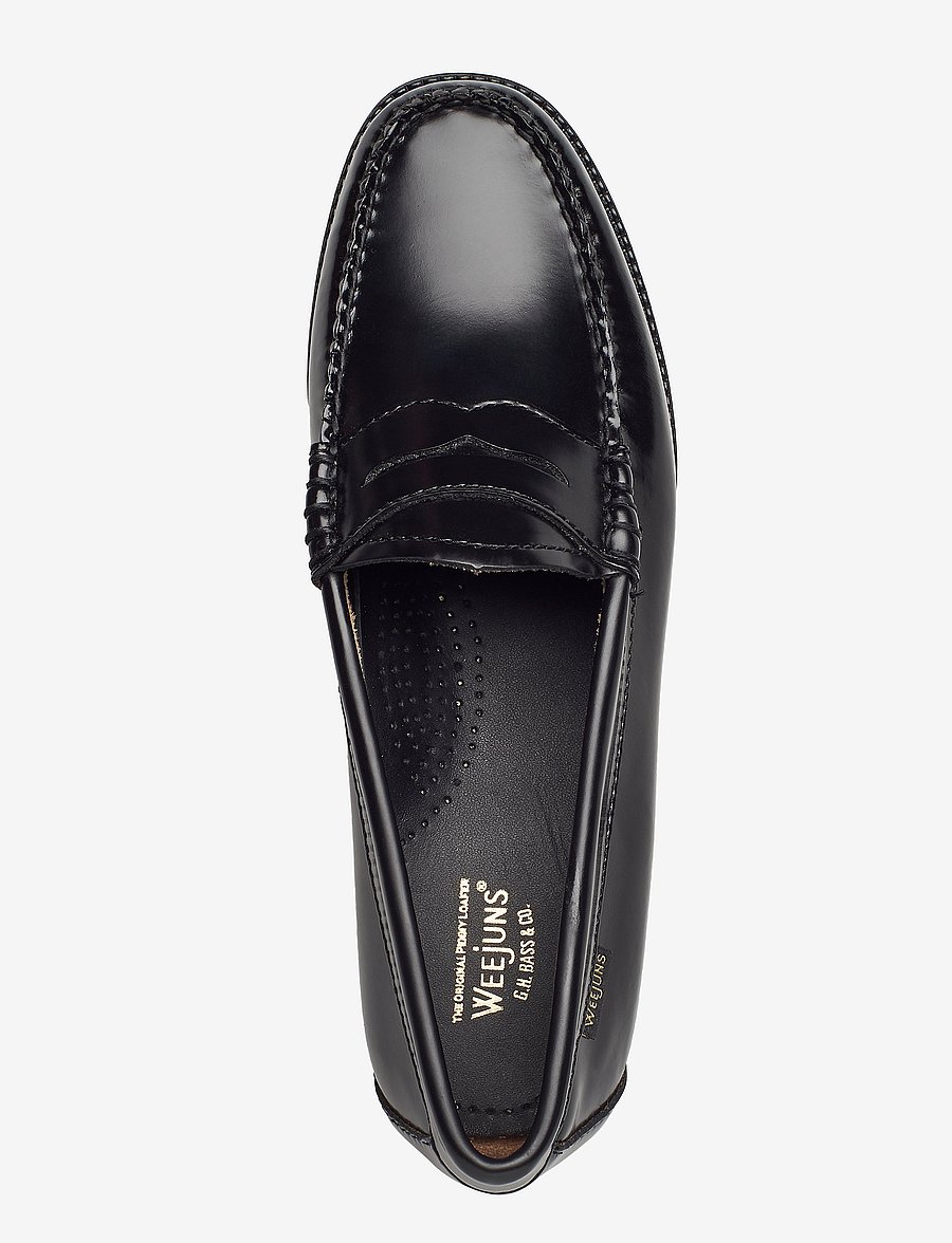 G.H. BASS - GH WEEJUN II WMN PENNY - fashion trends - black lthr - 3