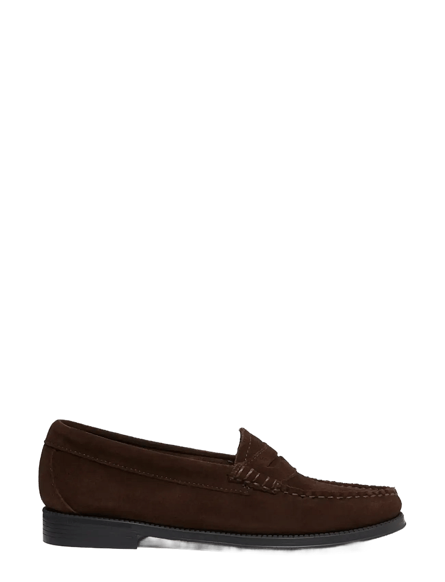 G.H. BASS - GH EASY WEEJUN PENNY SUEDE - moetrendid - chocolate suede - 0