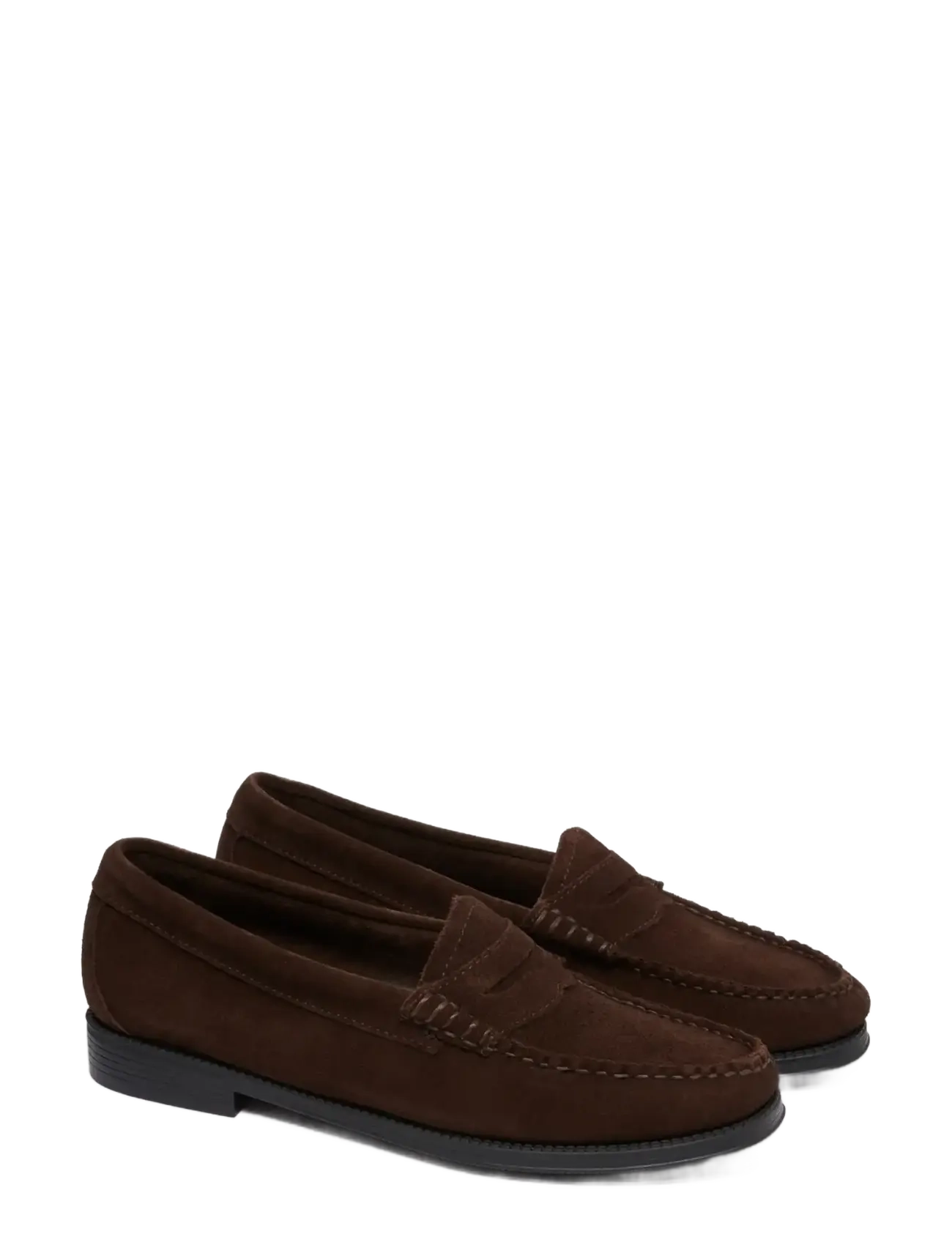 G.H. BASS - GH EASY WEEJUN PENNY SUEDE - moetrendid - chocolate suede - 1