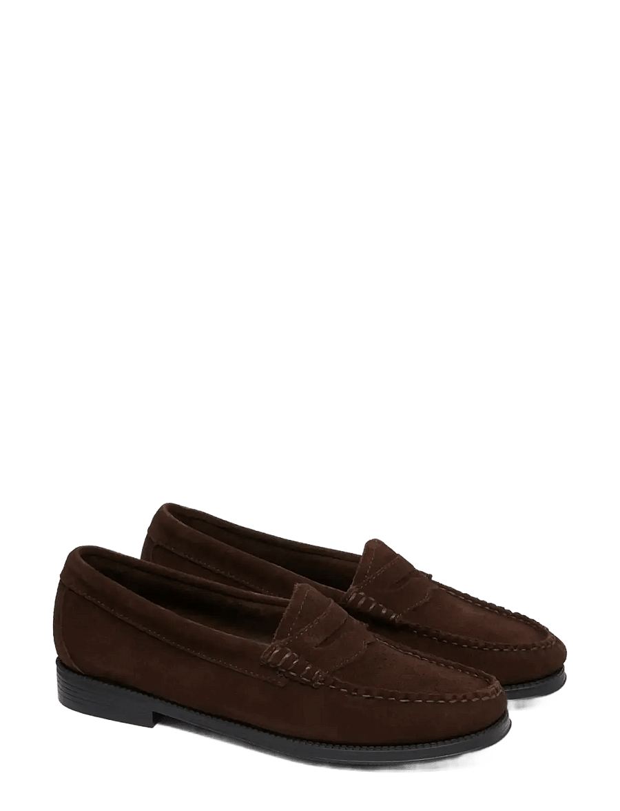 G.H. BASS - GH EASY WEEJUN PENNY SUEDE - moetrendid - chocolate suede - 1